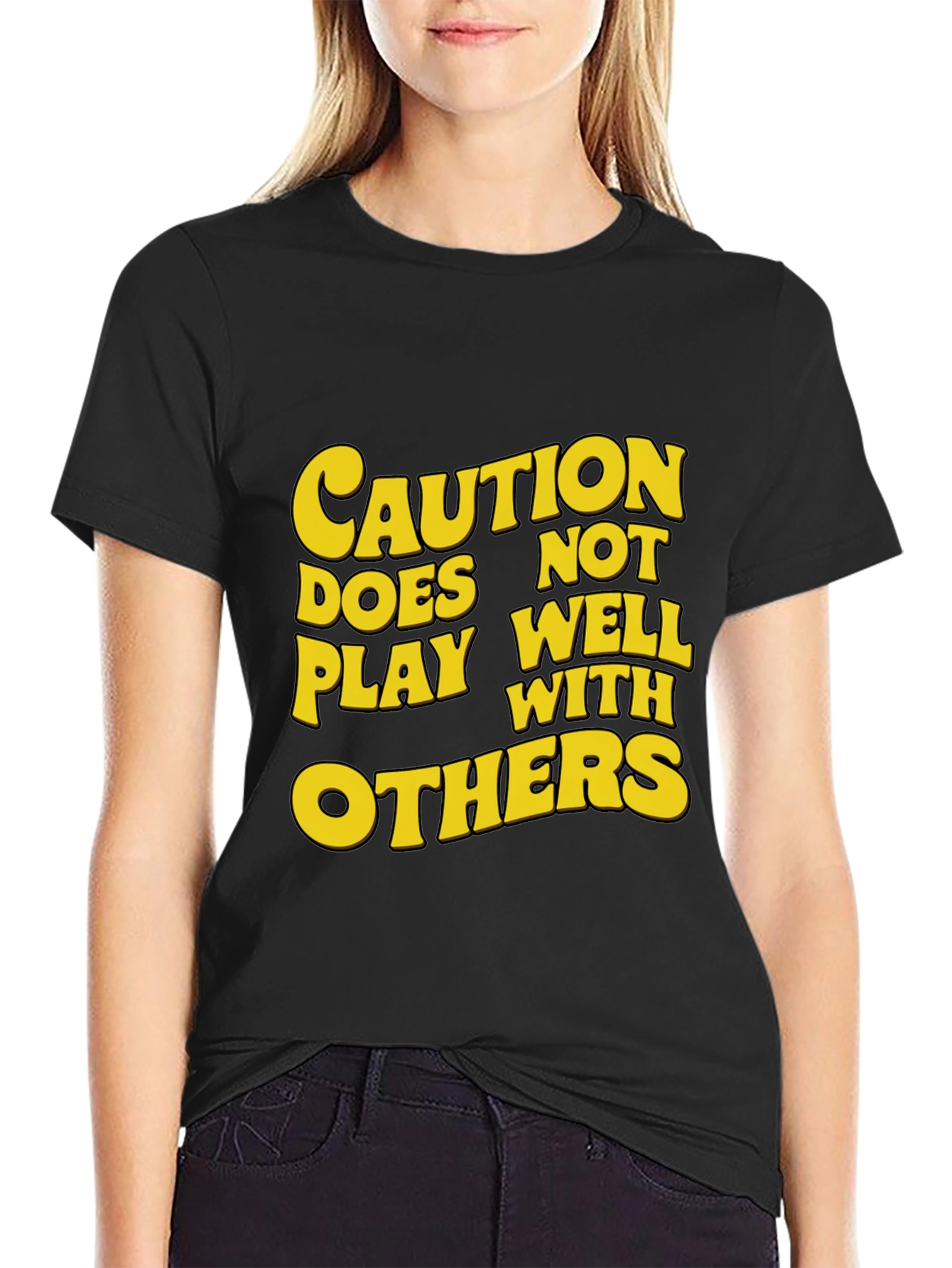 Caution: Does Not Play Well With Others T-Shirt