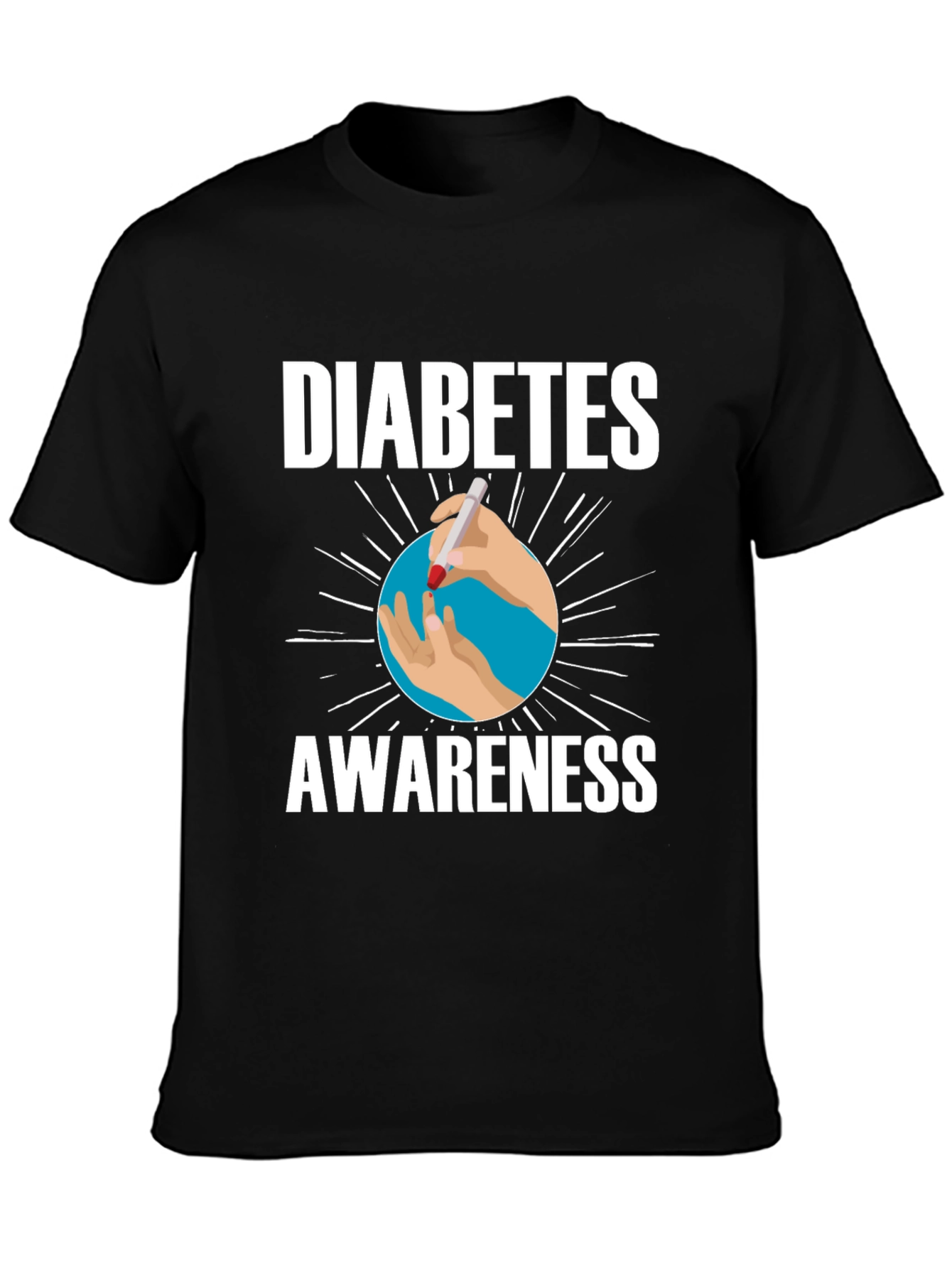 Diabetes Awareness Graphic T-Shirt
