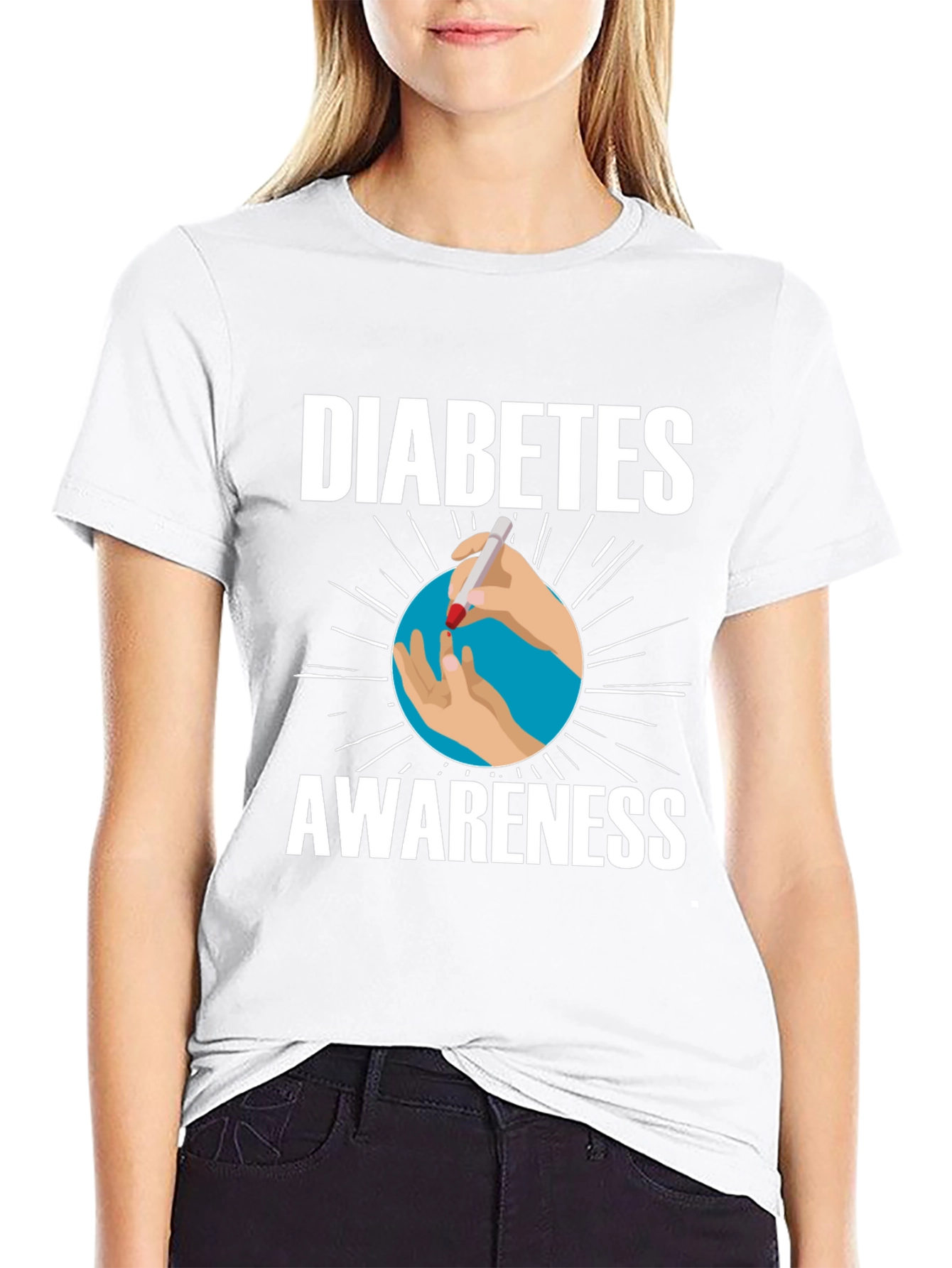 Diabetes Awareness Graphic T-Shirt