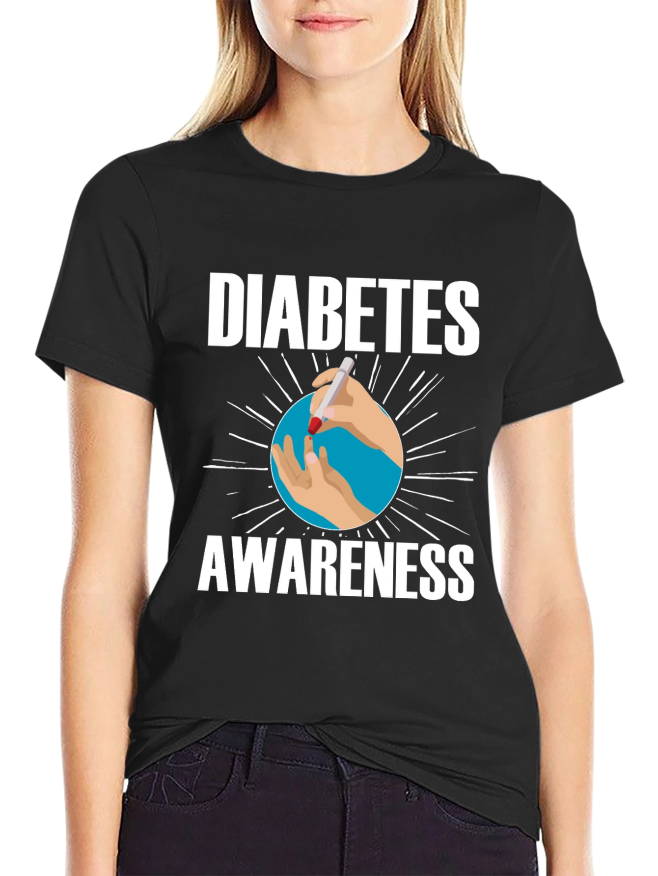 Diabetes Awareness Graphic T-Shirt