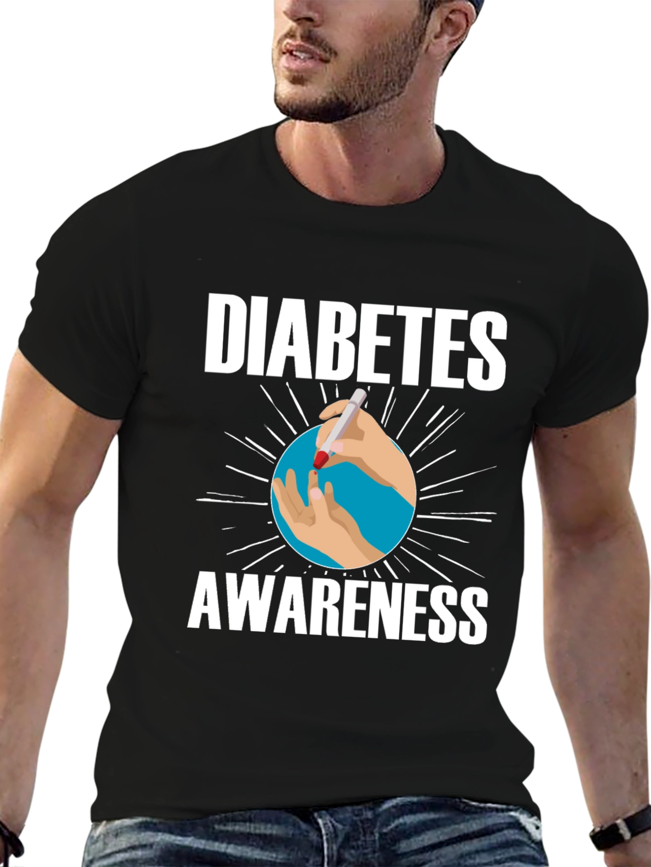 Diabetes Awareness Graphic T-Shirt
