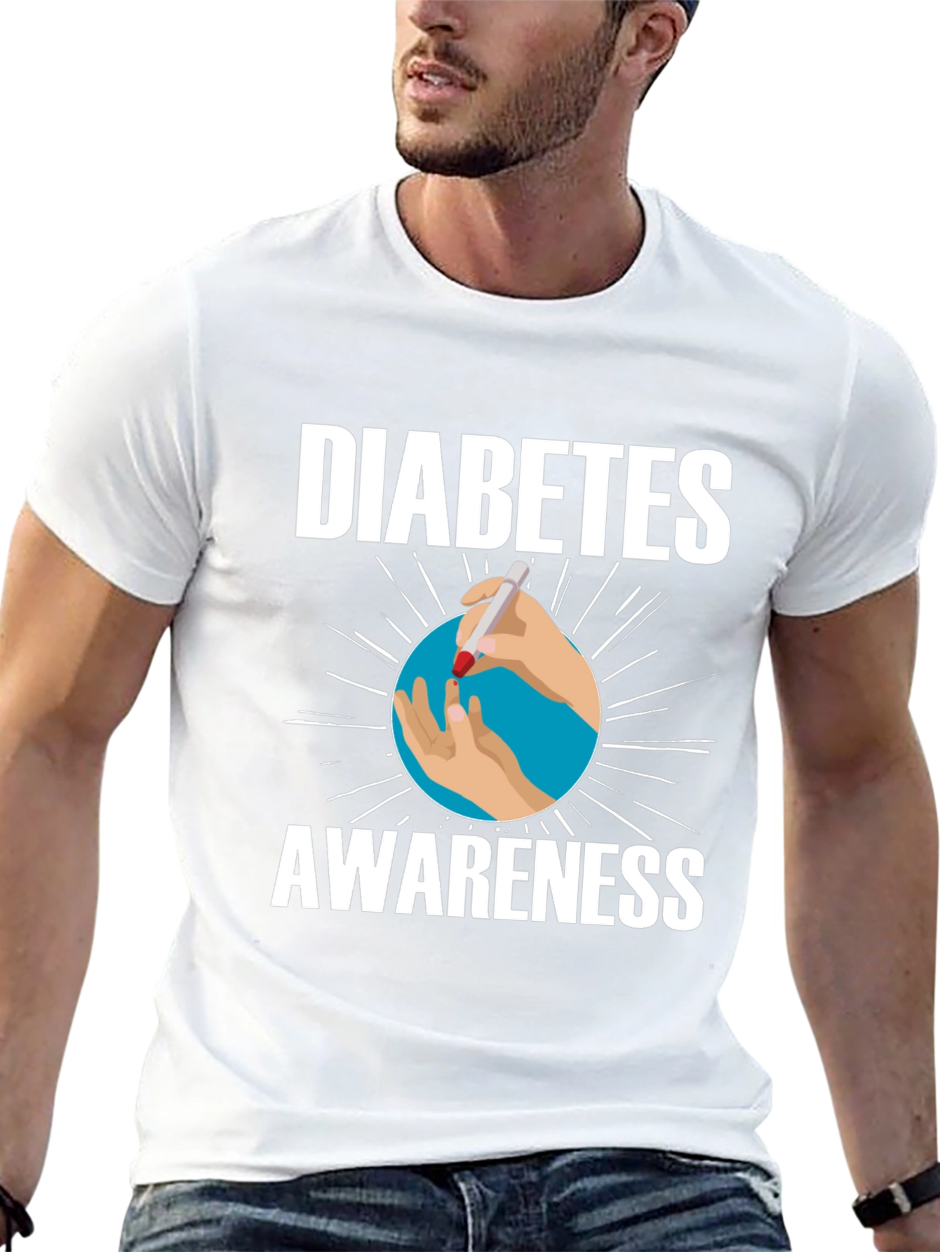 Diabetes Awareness Graphic T-Shirt