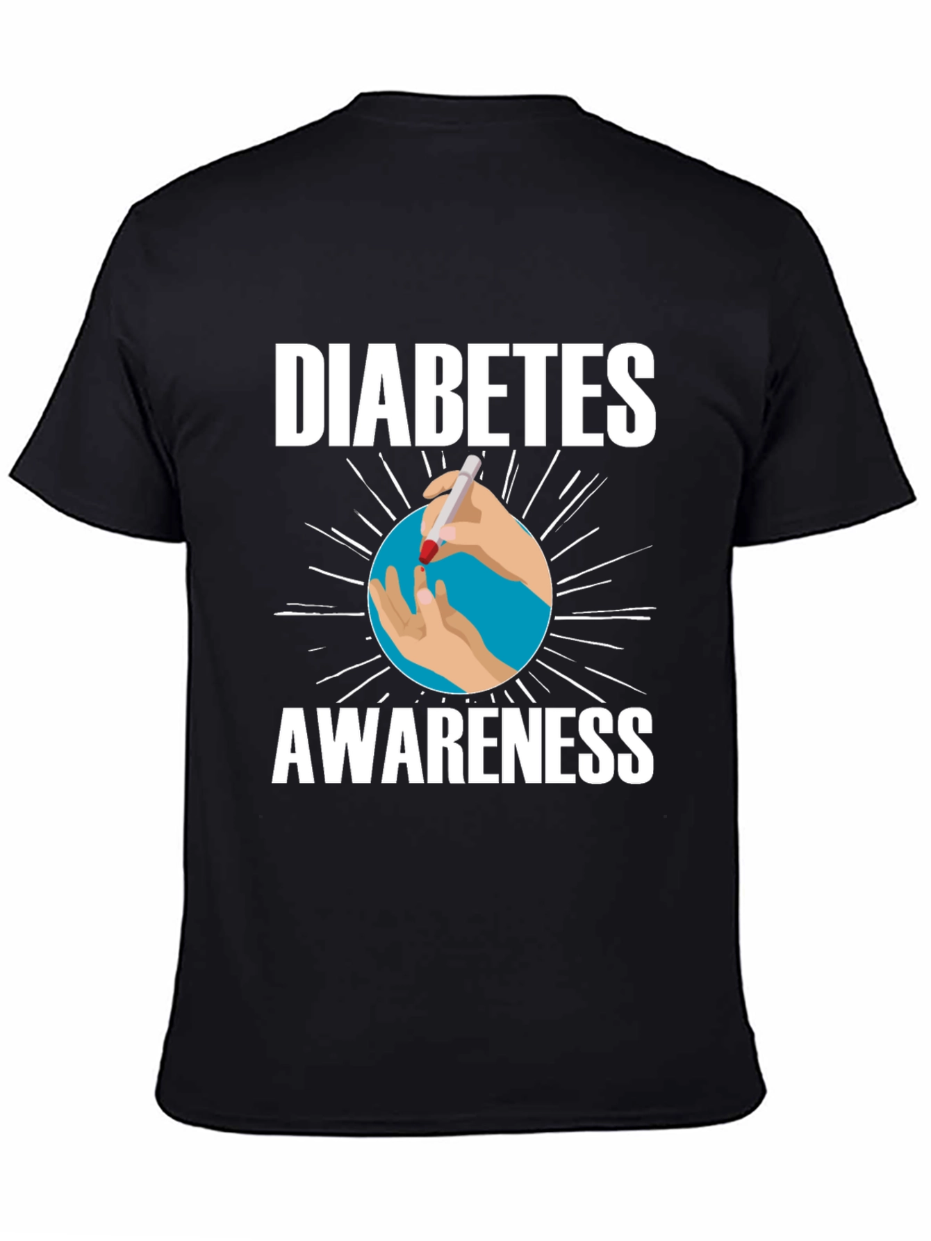 Diabetes Awareness Graphic T-Shirt