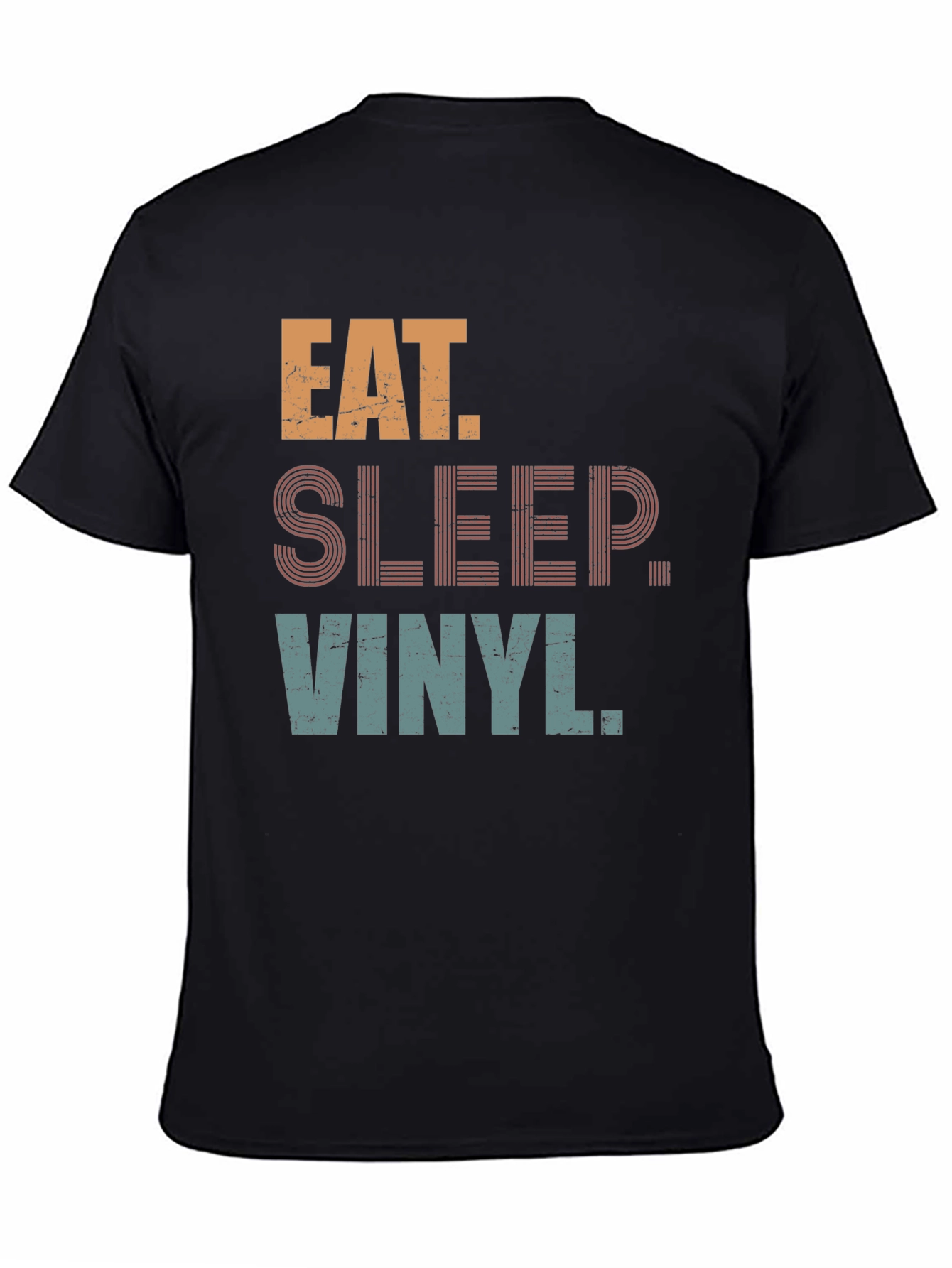 Eat Sleep Vinyl Retro T-Shirt