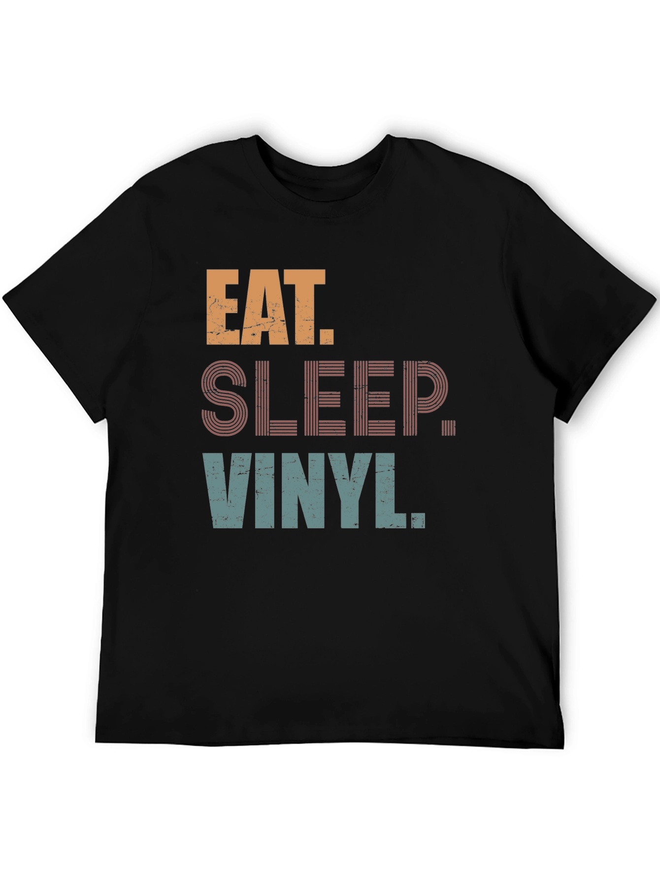 Eat Sleep Vinyl Retro T-Shirt