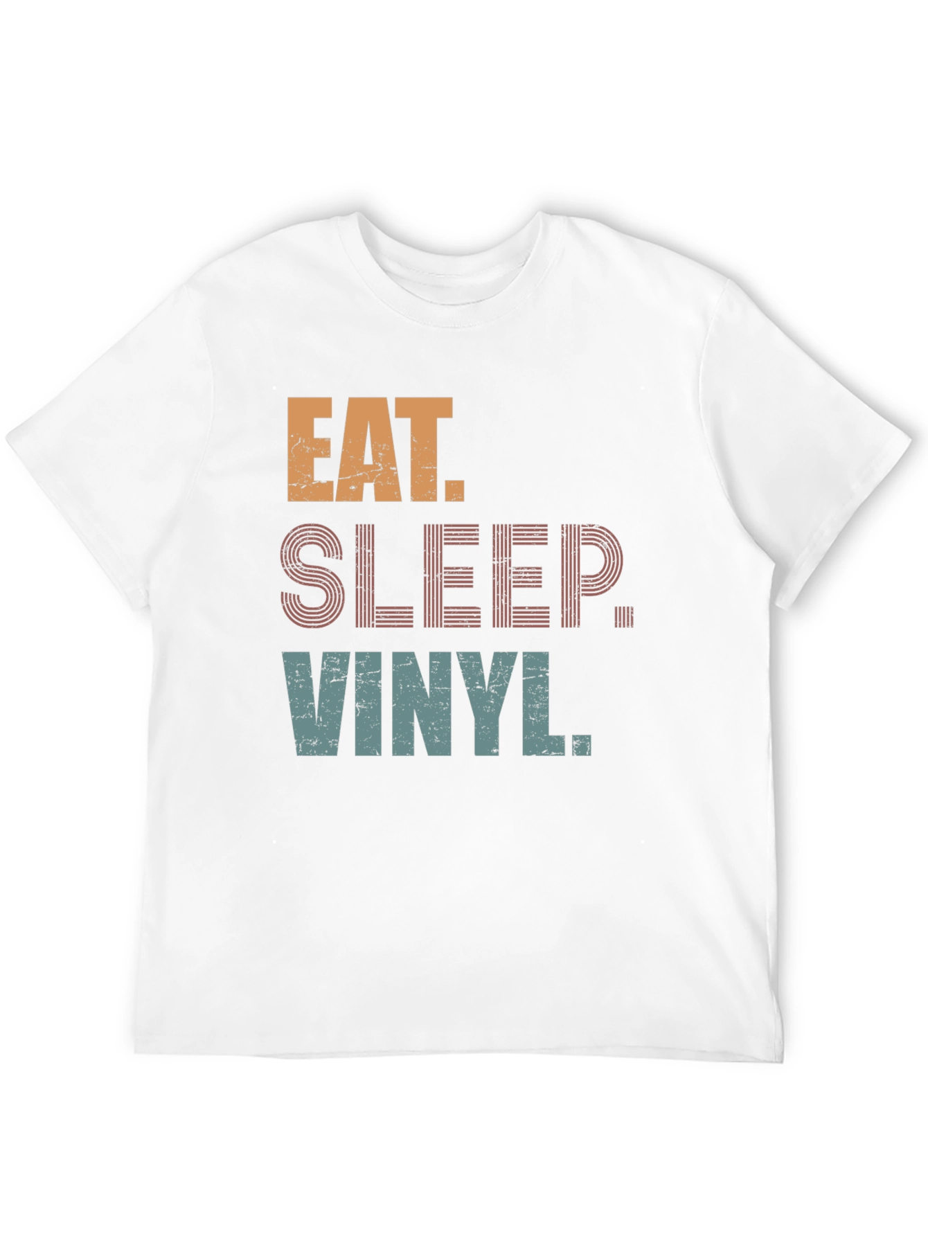 Eat Sleep Vinyl Retro T-Shirt