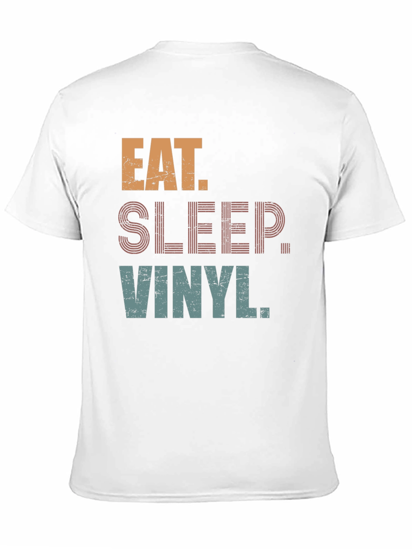 Eat Sleep Vinyl Retro T-Shirt