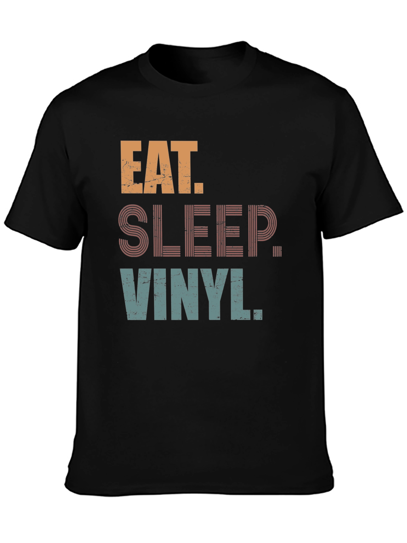 Eat Sleep Vinyl Retro T-Shirt