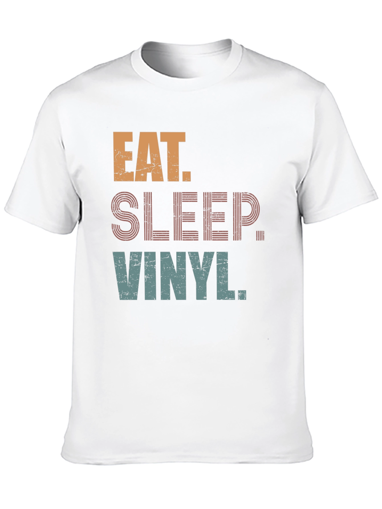 Eat Sleep Vinyl Retro T-Shirt