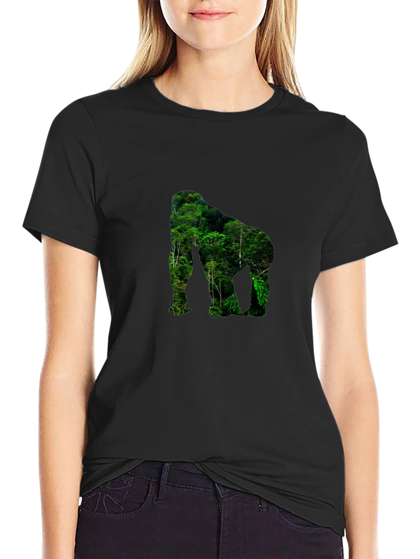 Jungle Gorilla Graphic T-Shirt