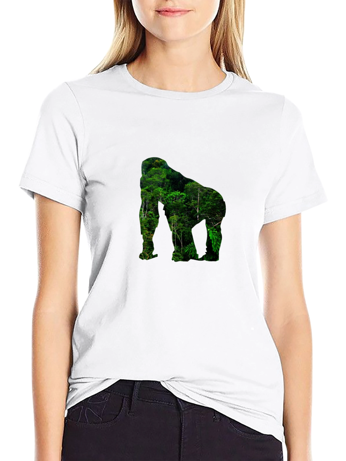Jungle Gorilla Graphic T-Shirt