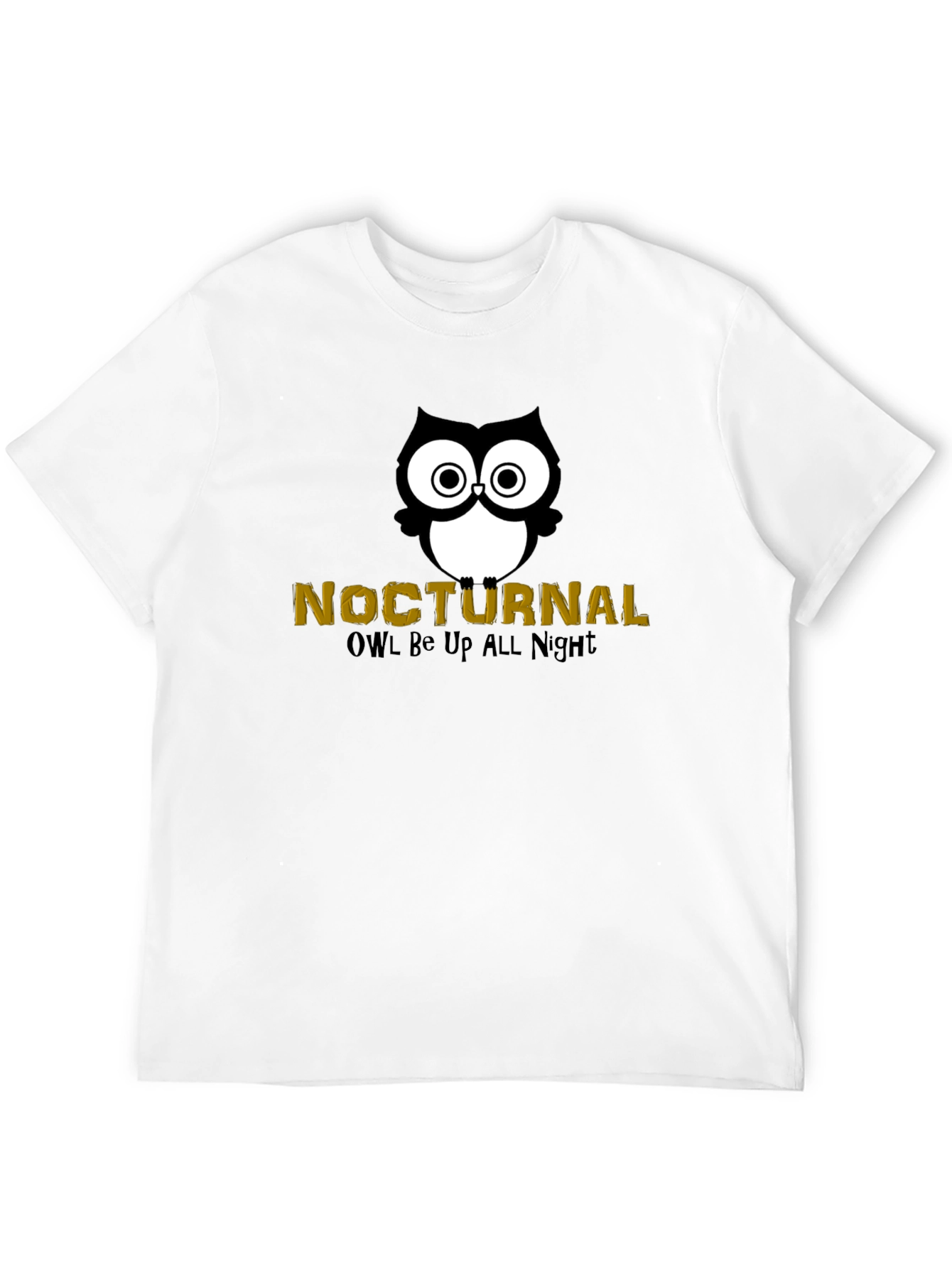 Nocturnal Owl Black T-Shirt