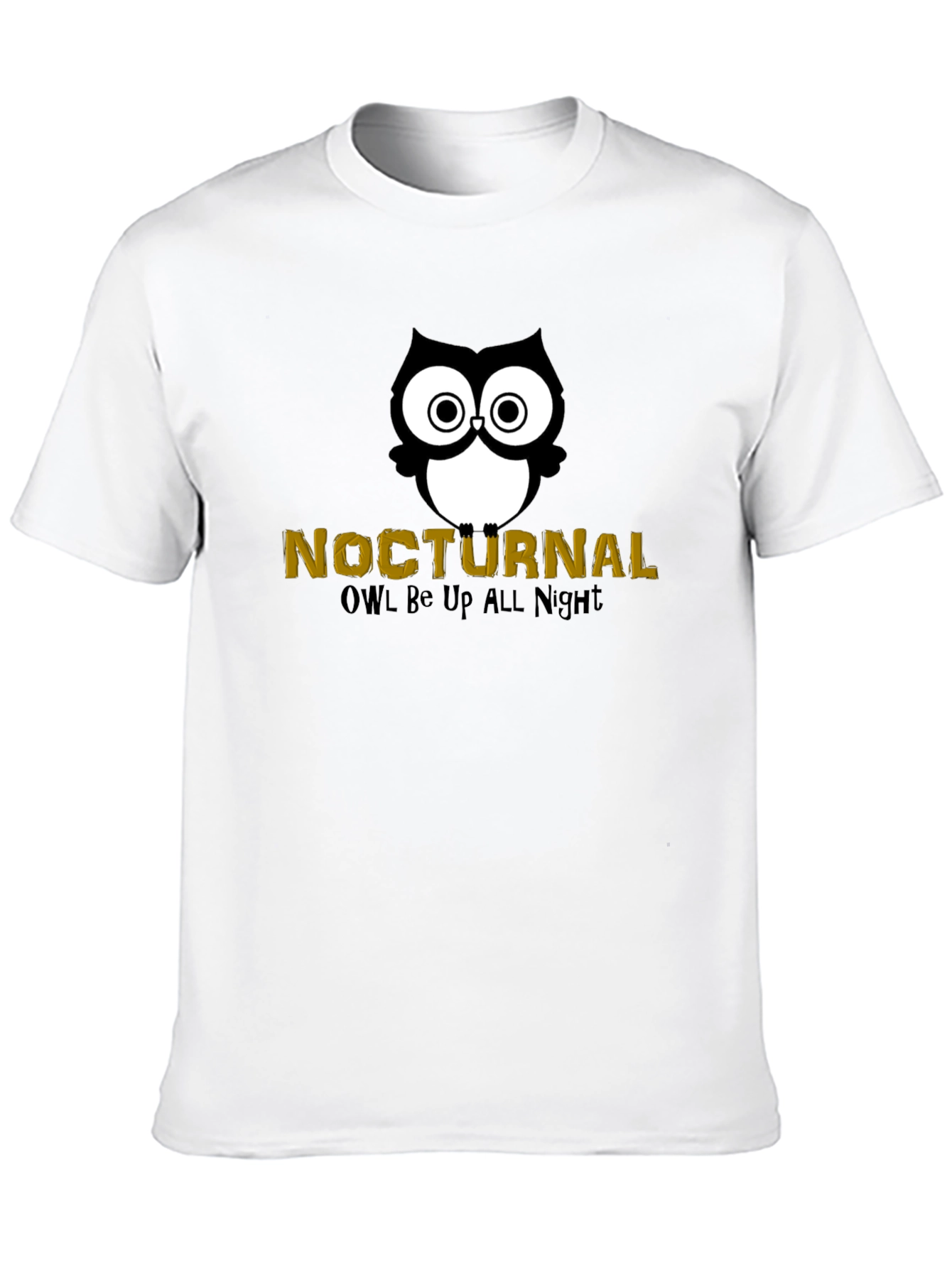 Nocturnal Owl Black T-Shirt