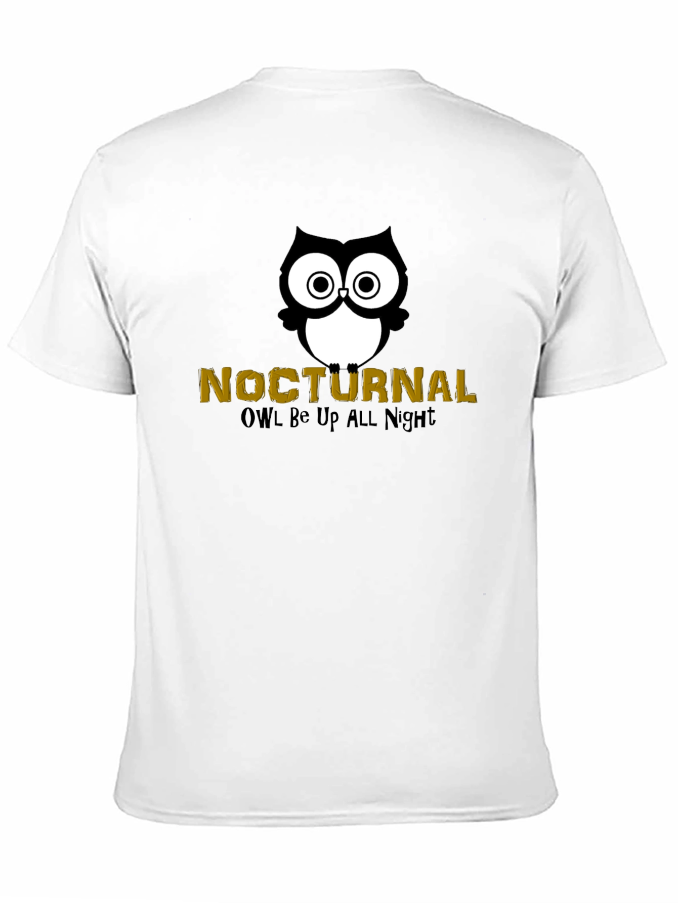 Nocturnal Owl Black T-Shirt