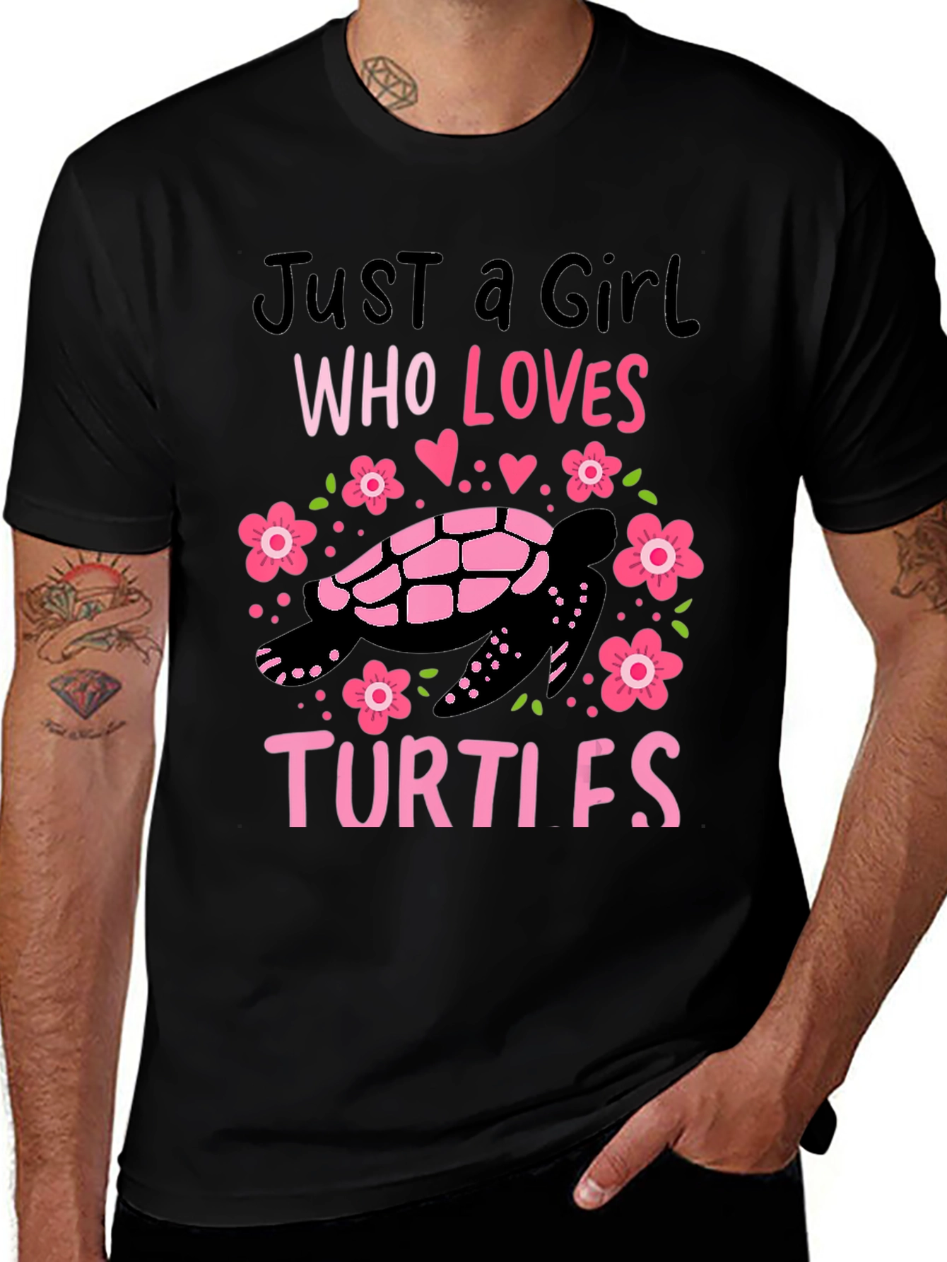 Girl Loves Turtles T-Shirt