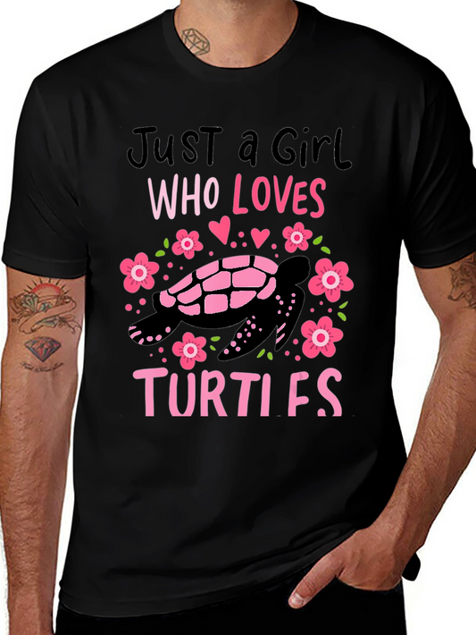 Girl Loves Turtles T-Shirt