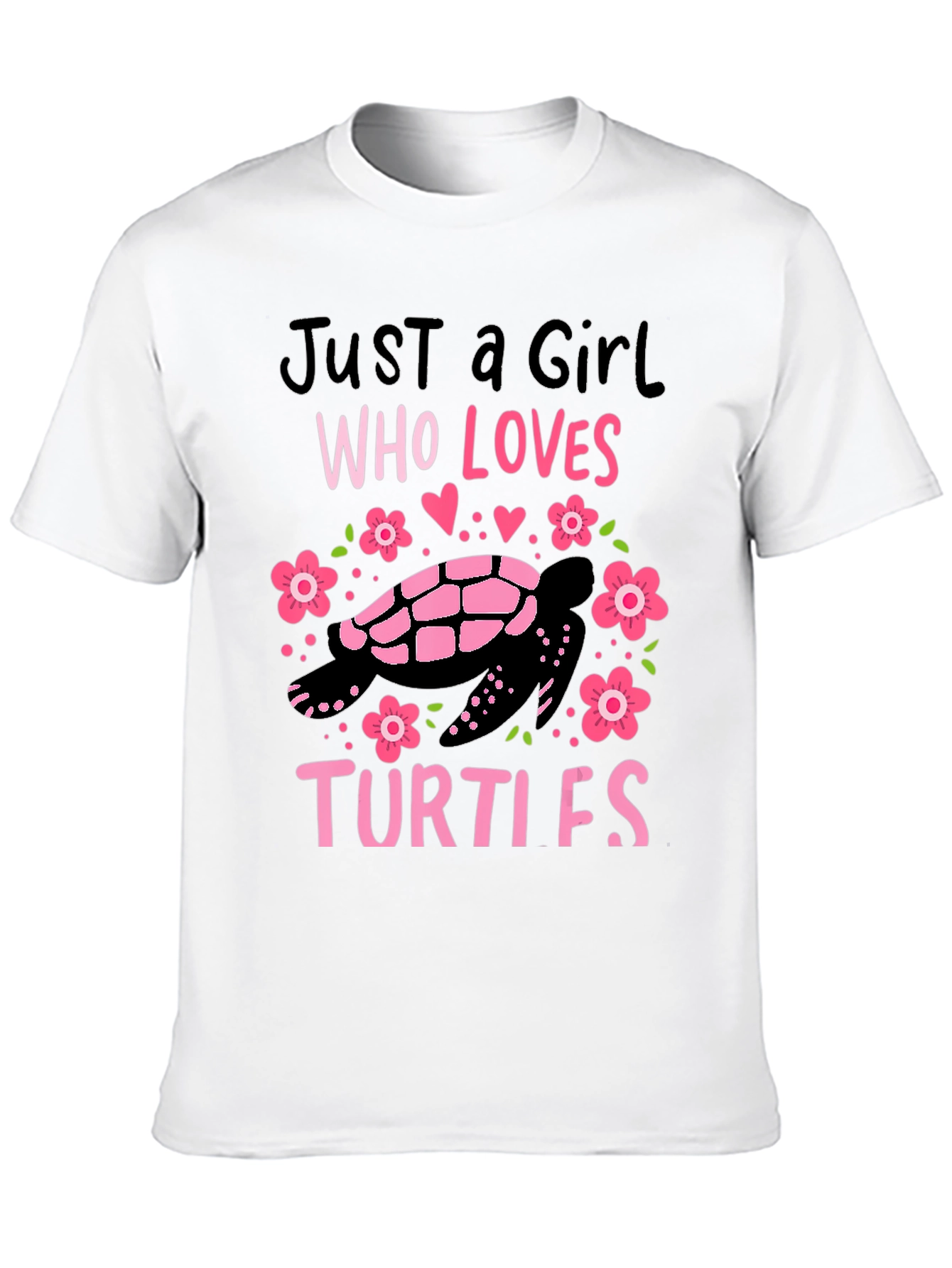 Girl Loves Turtles T-Shirt