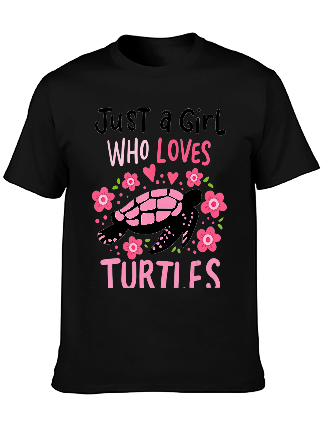 Girl Loves Turtles T-Shirt