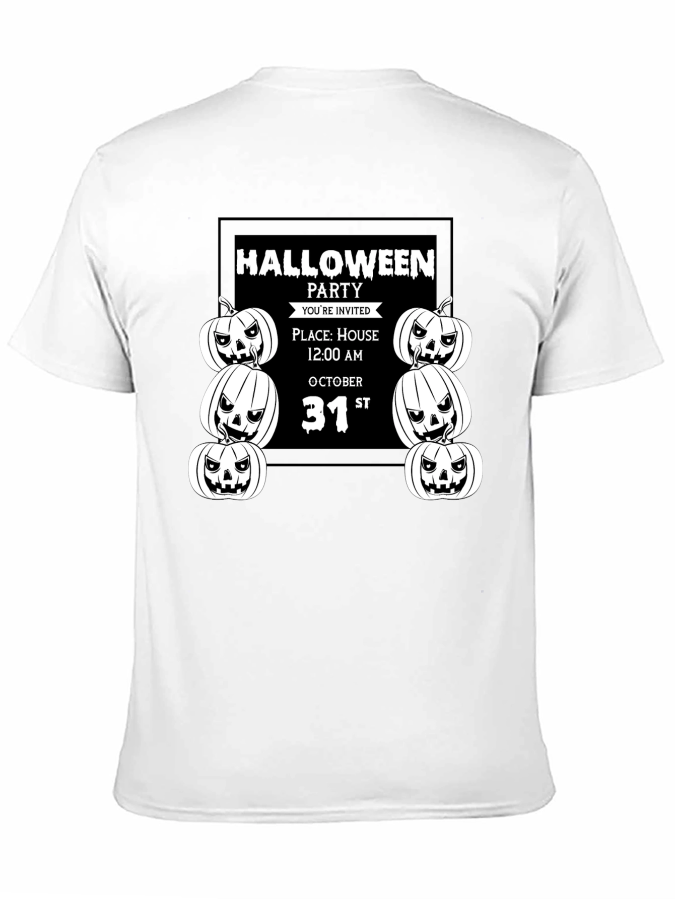 Halloween Party Invitation T-Shirt