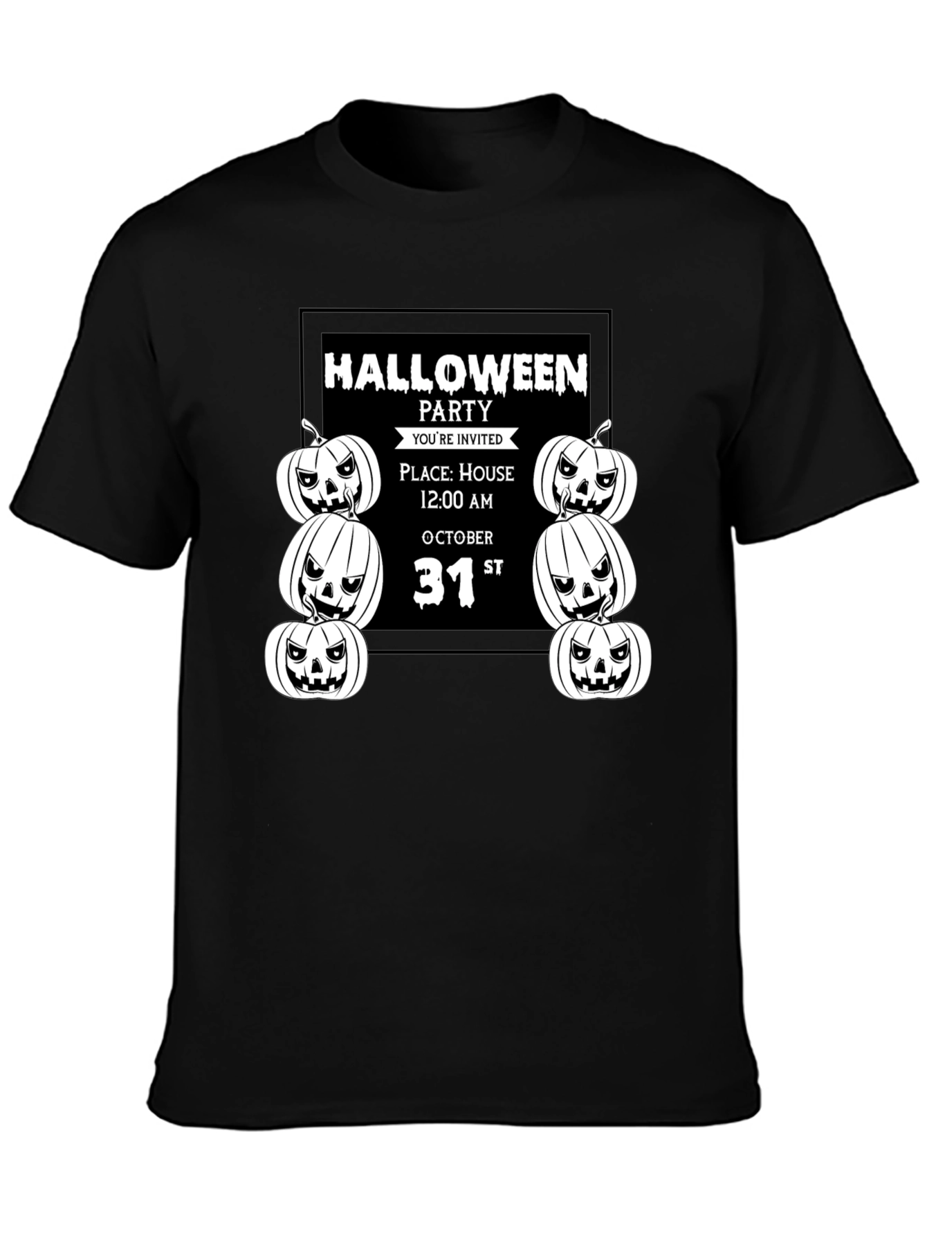 Halloween Party Invitation T-Shirt