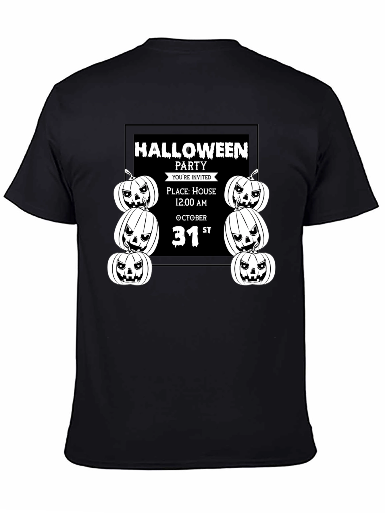 Halloween Party Invitation T-Shirt