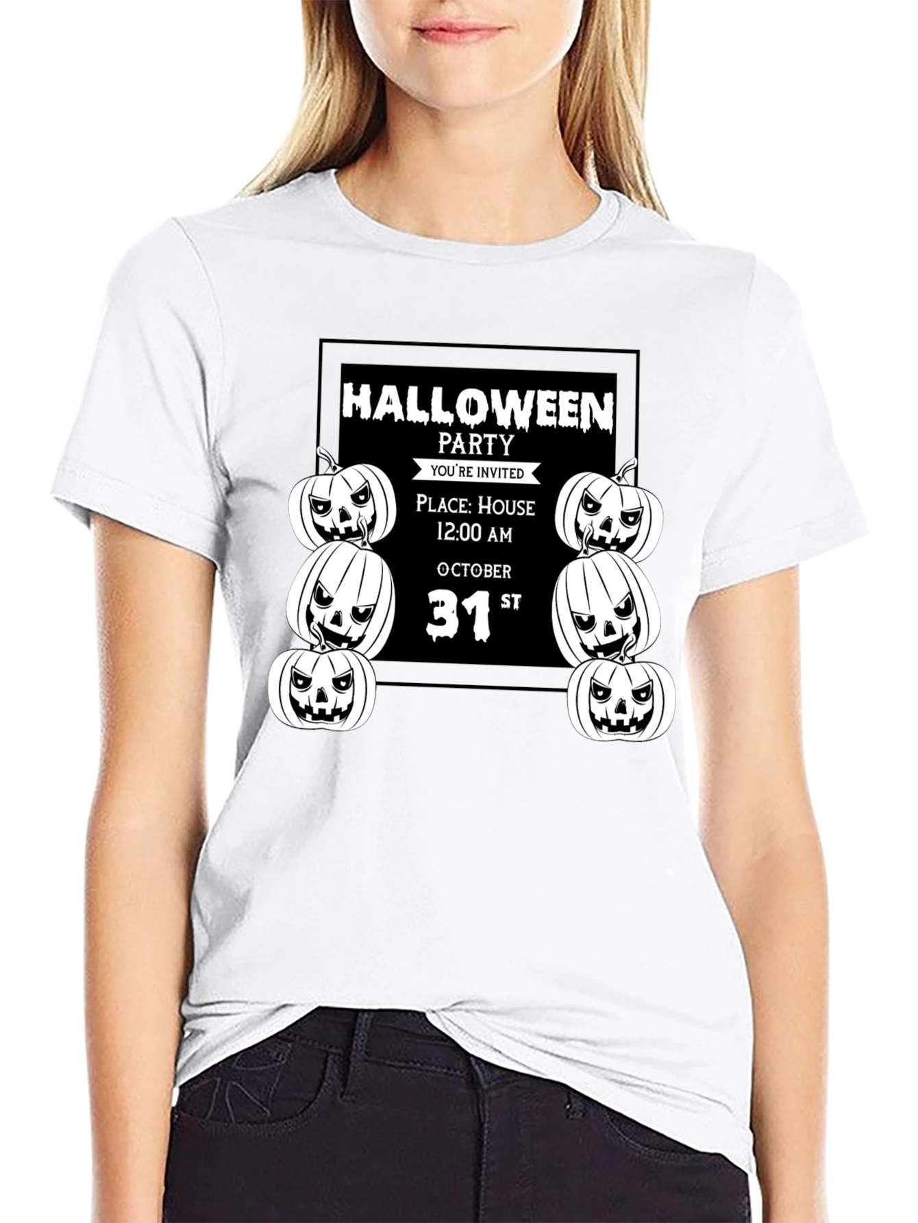 Halloween Party Invitation T-Shirt