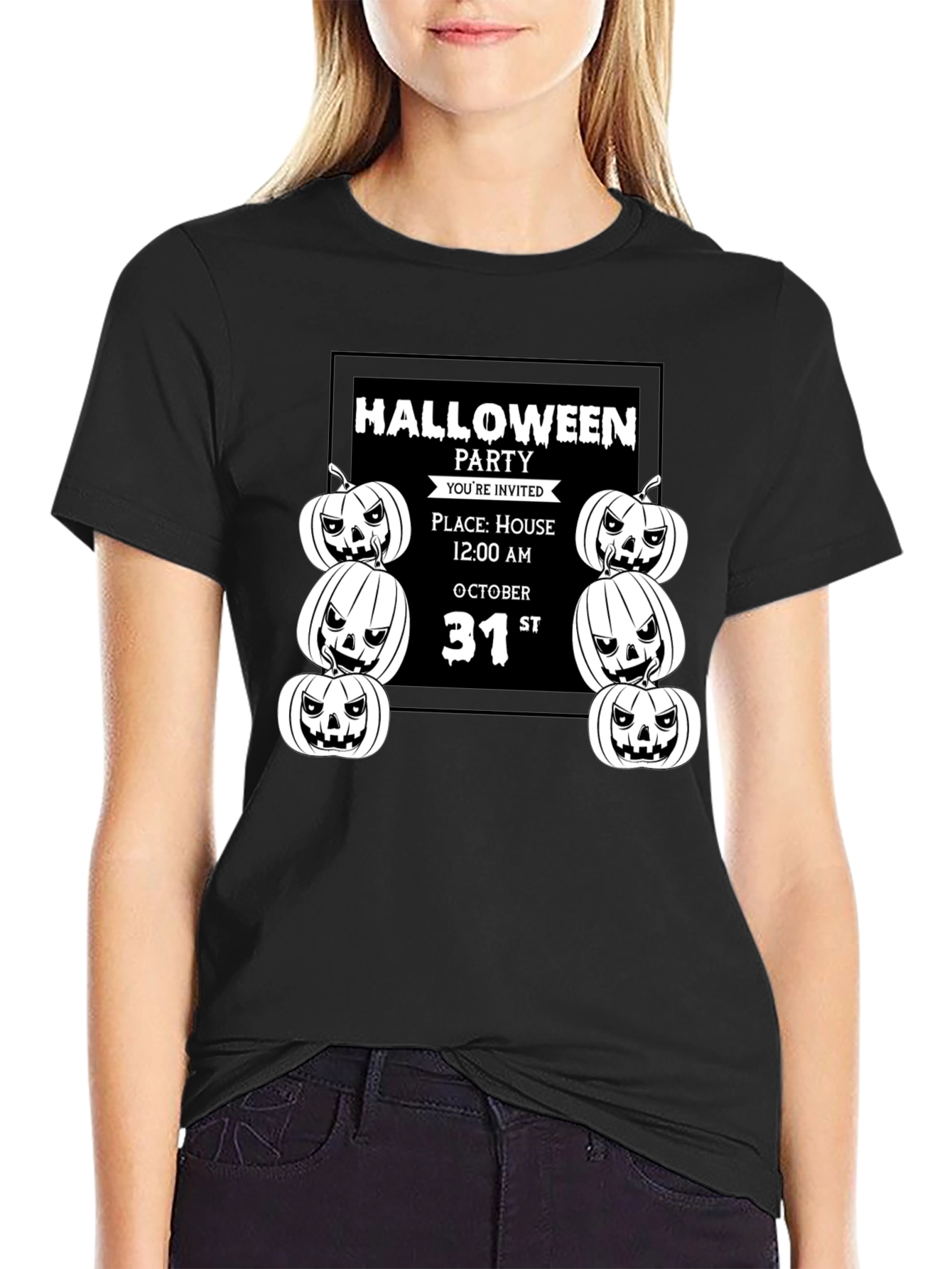 Halloween Party Invitation T-Shirt