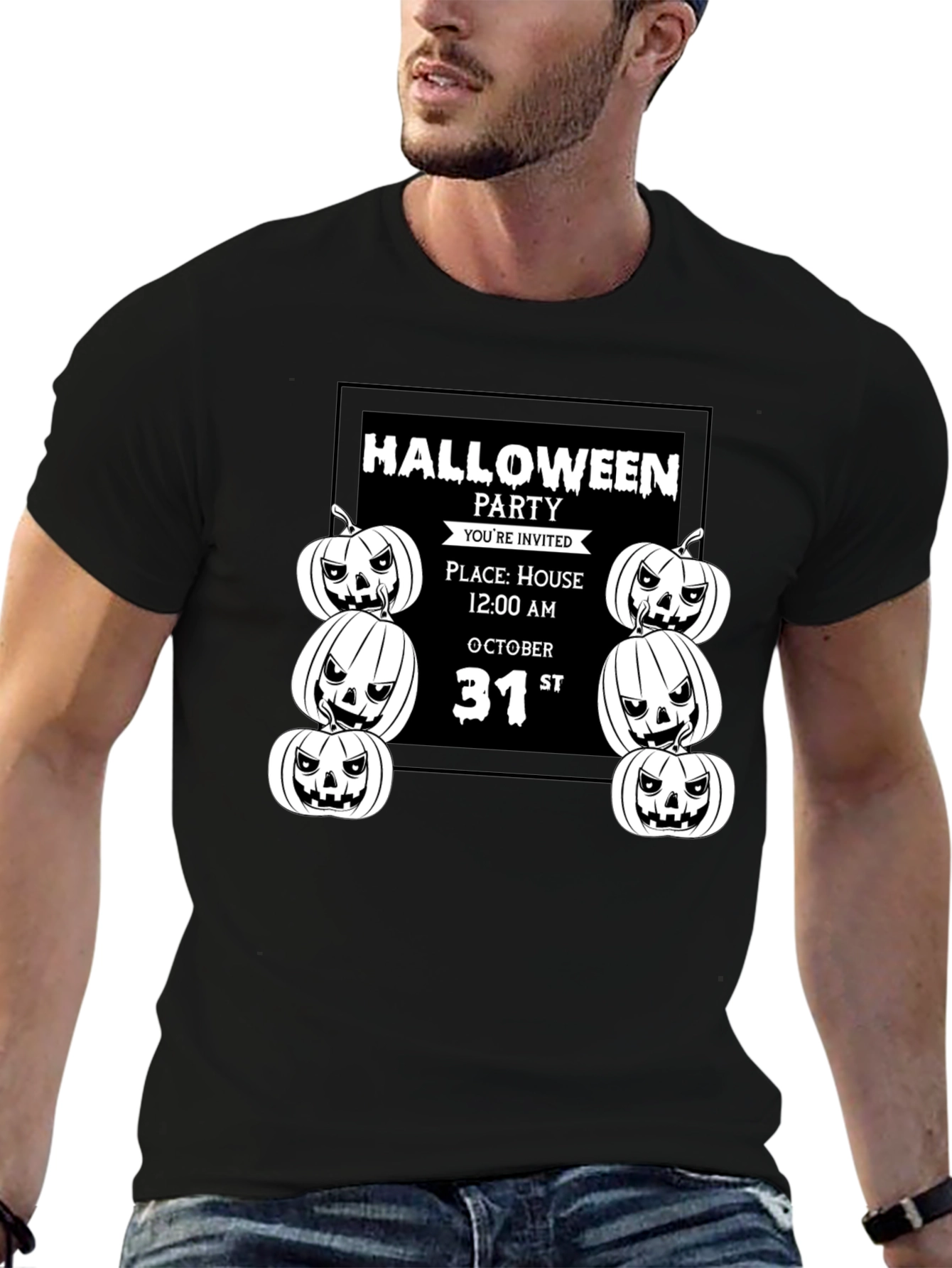Halloween Party Invitation T-Shirt