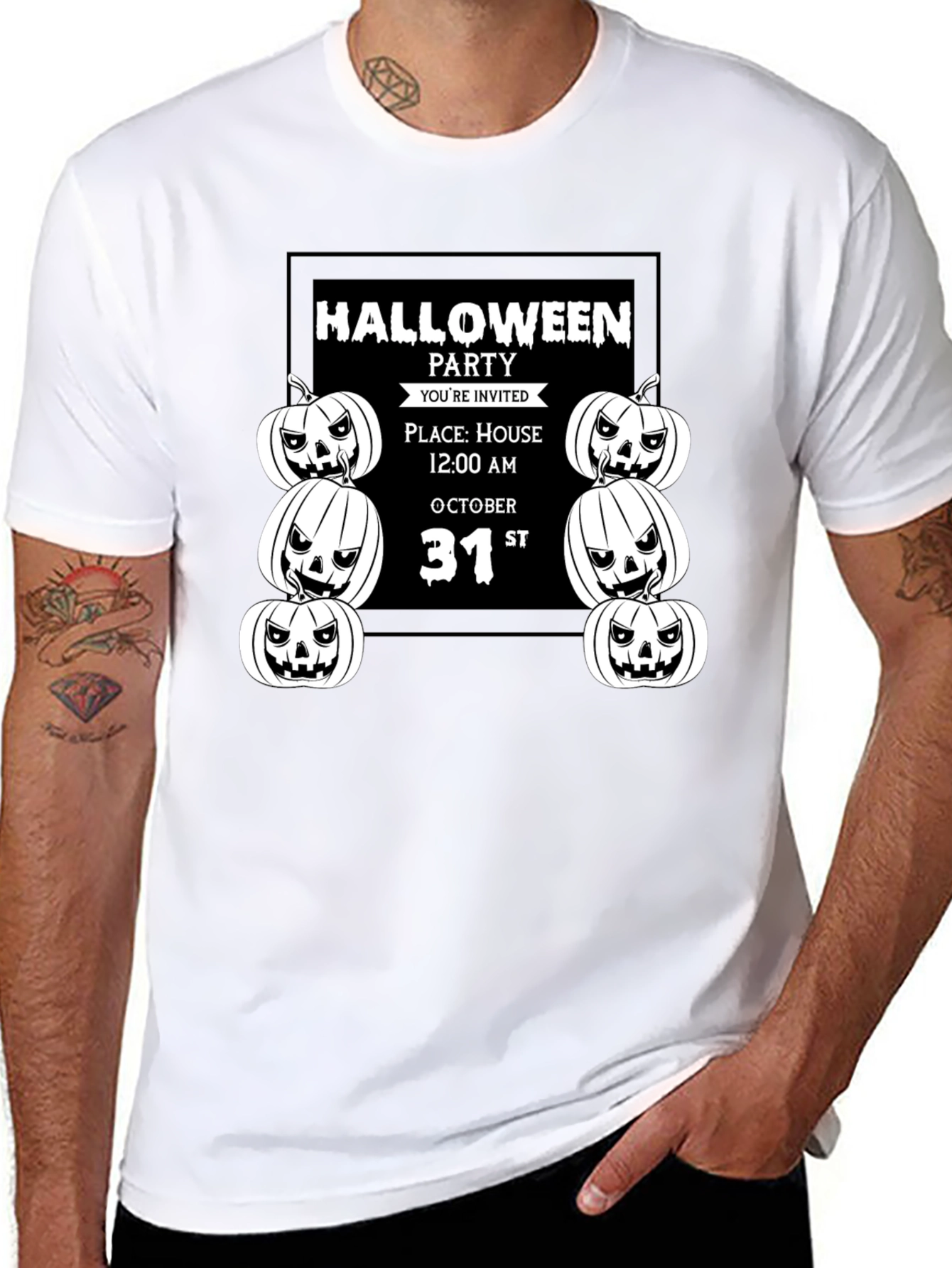 Halloween Party Invitation T-Shirt