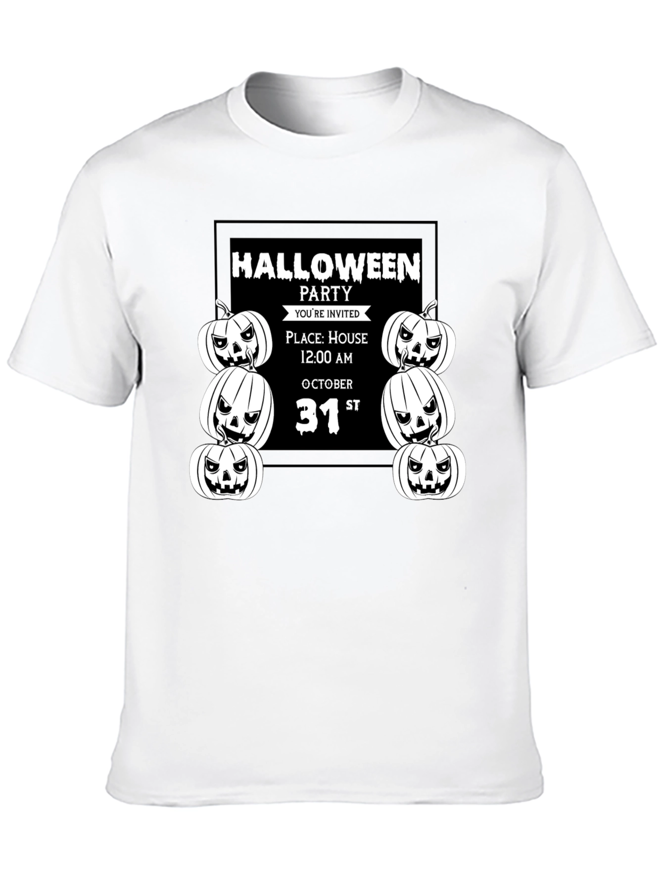 Halloween Party Invitation T-Shirt