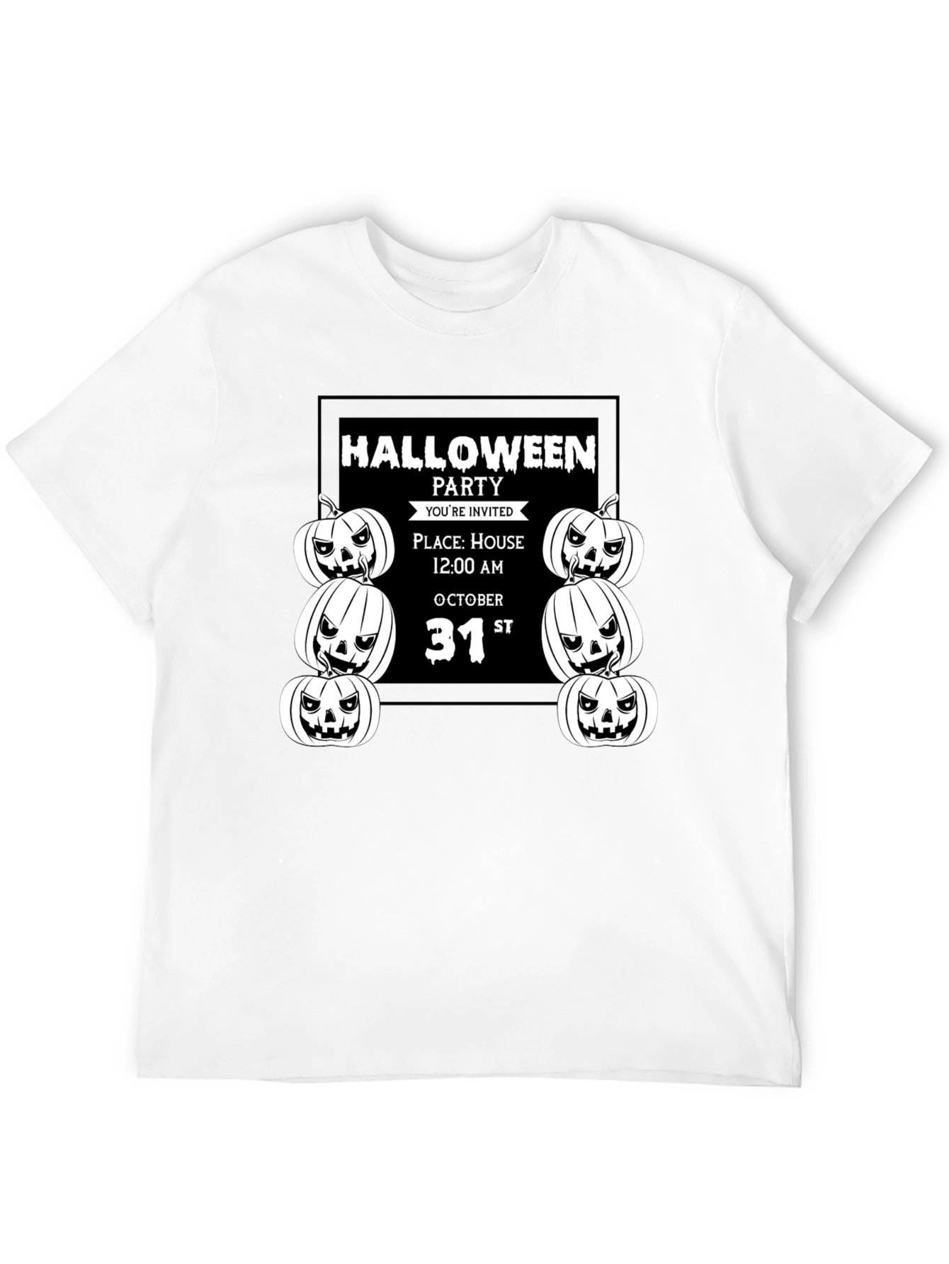 Halloween Party Invitation T-Shirt