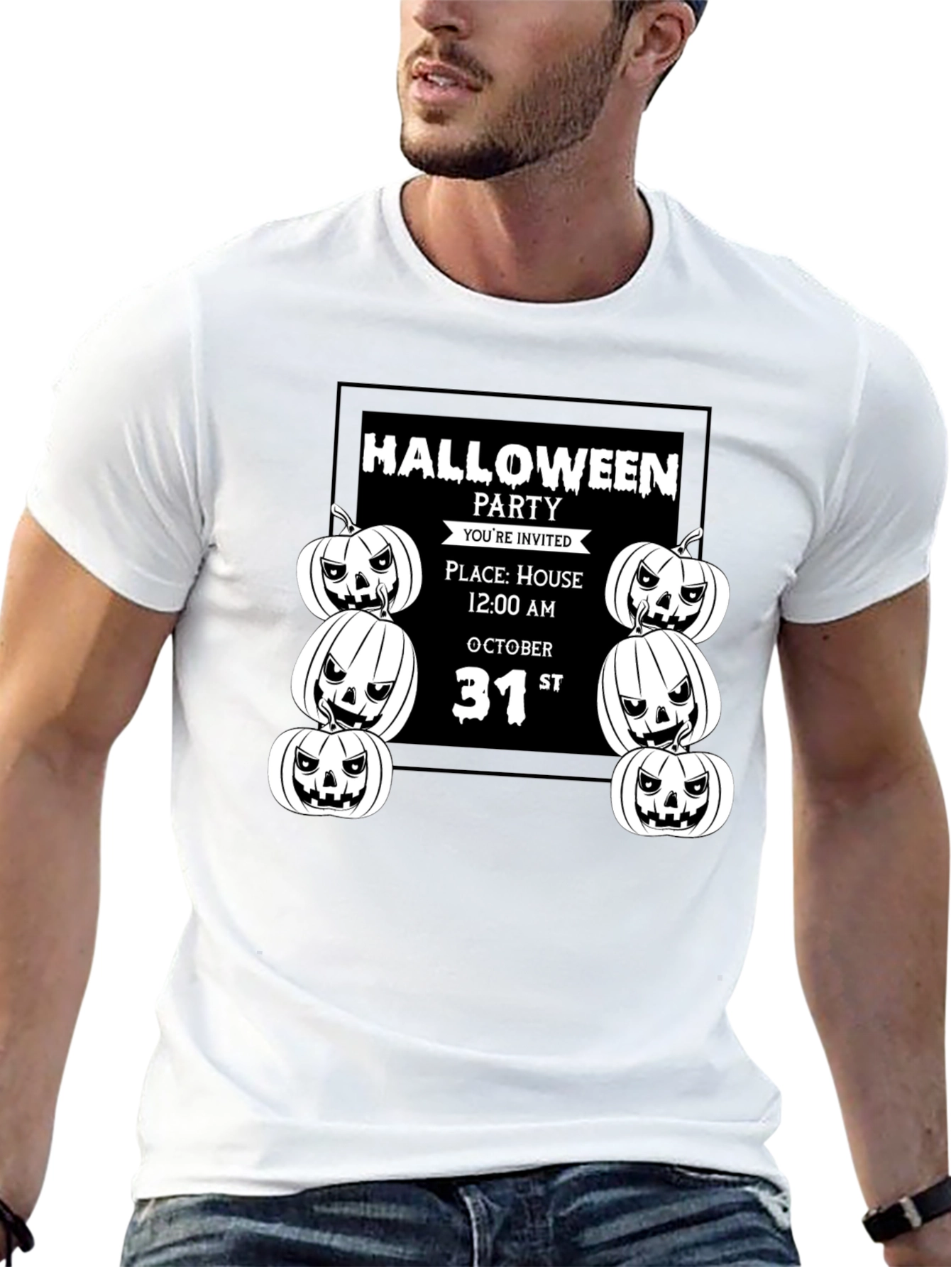 Halloween Party Invitation T-Shirt