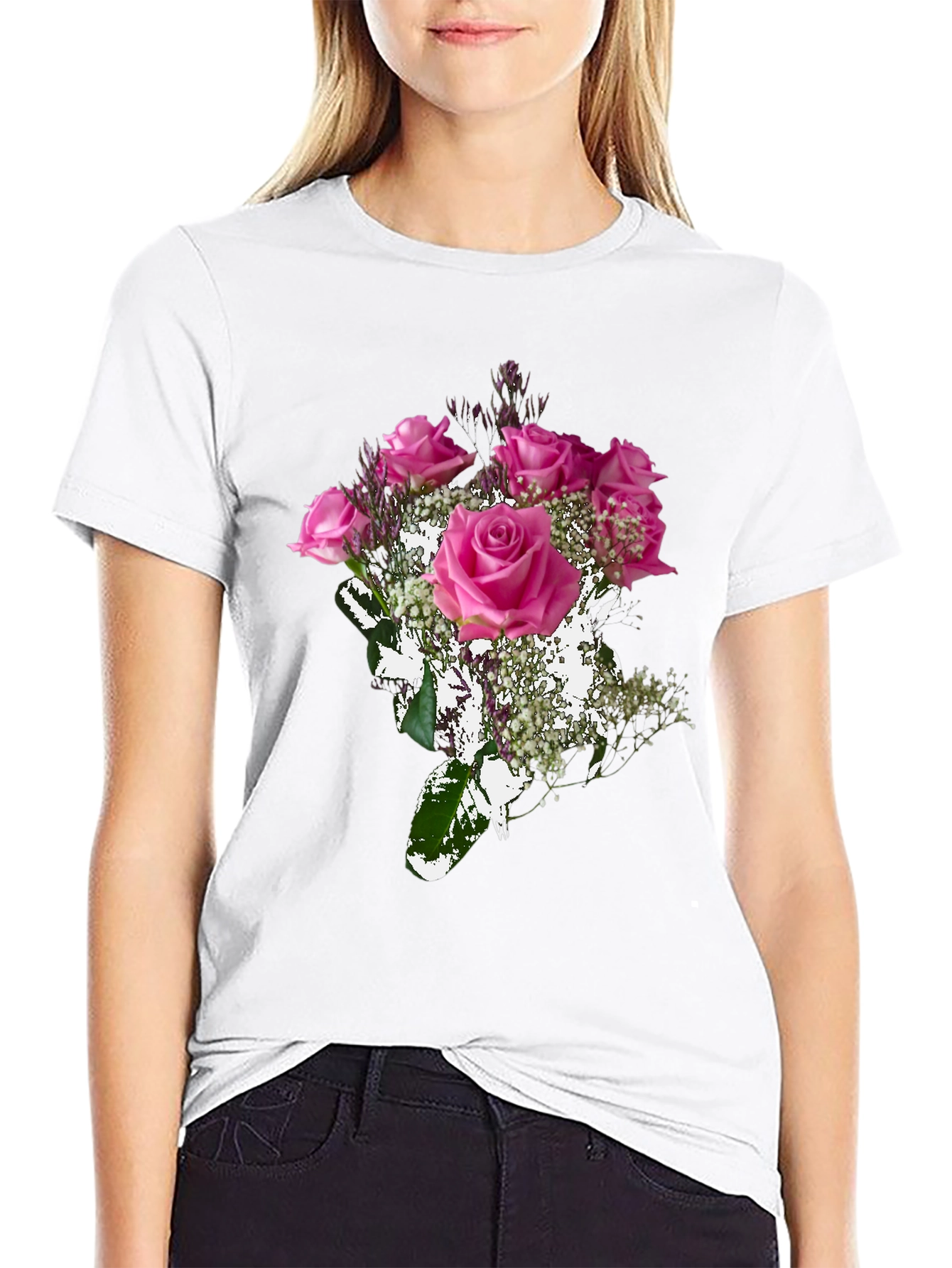 Floral Bouquet Graphic T-Shirt