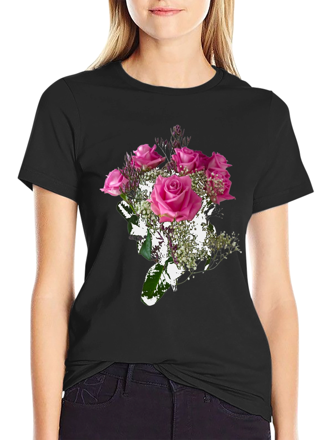 Floral Bouquet Graphic T-Shirt