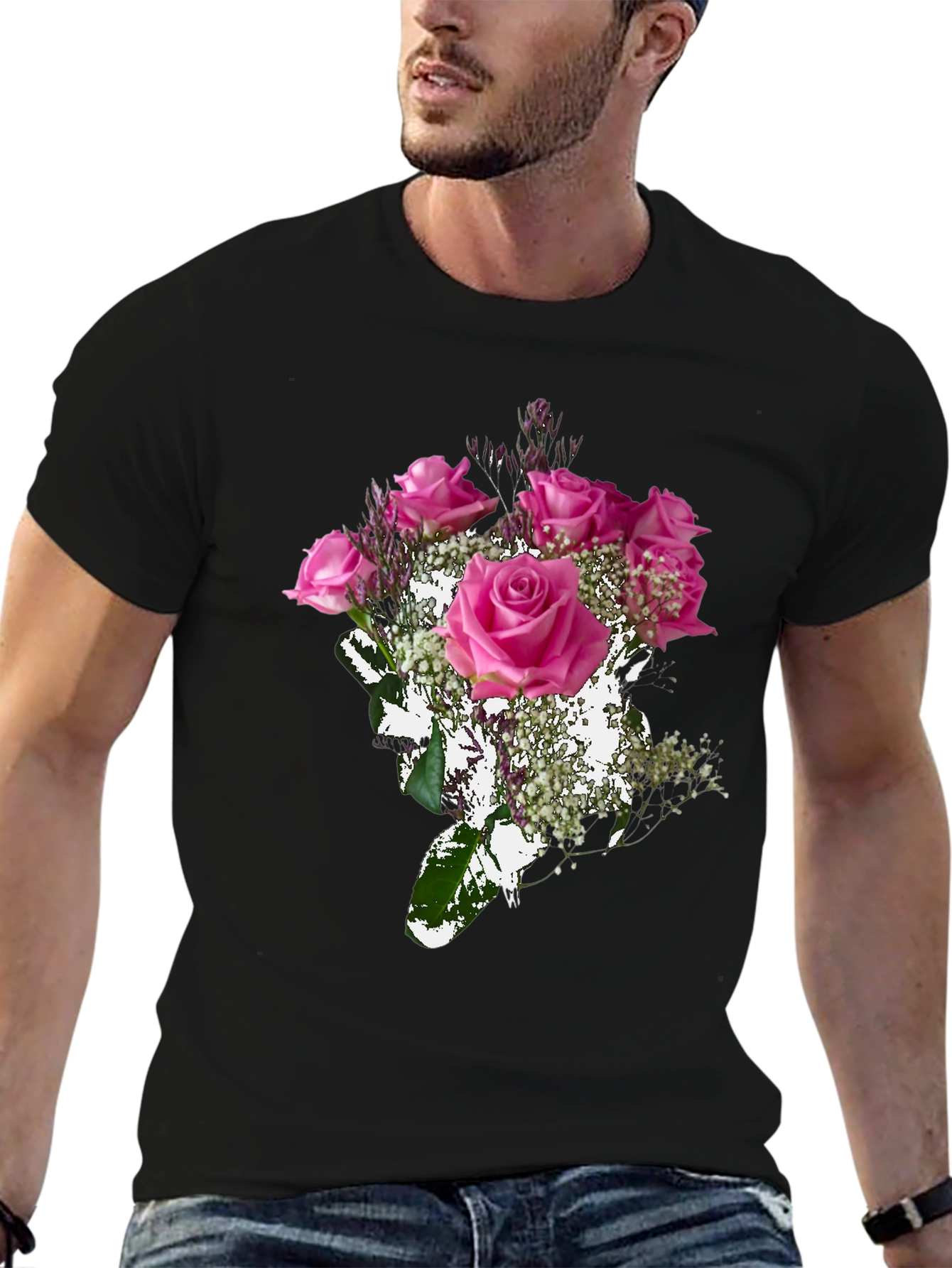 Floral Bouquet Graphic T-Shirt