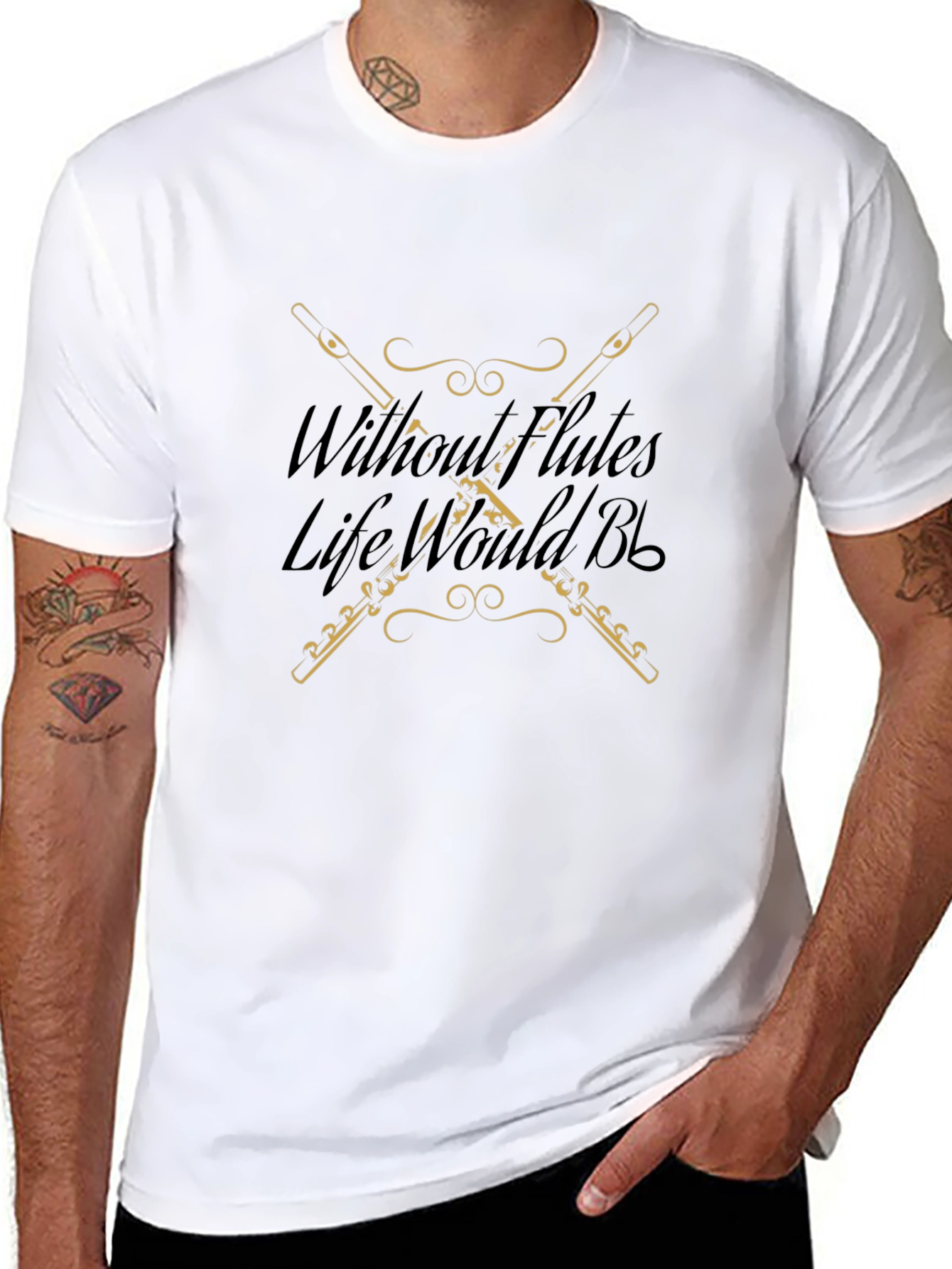 Without Flutes Life Would B Flat T-Shirt