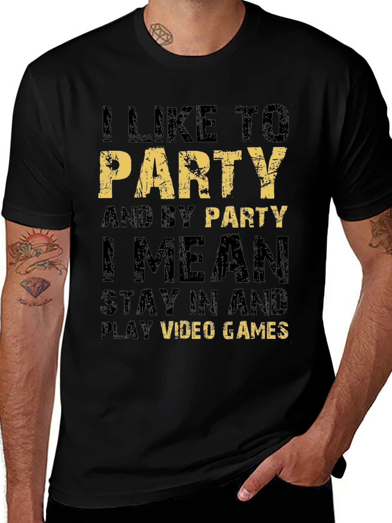 I Like To Party Video Game T-Shirt