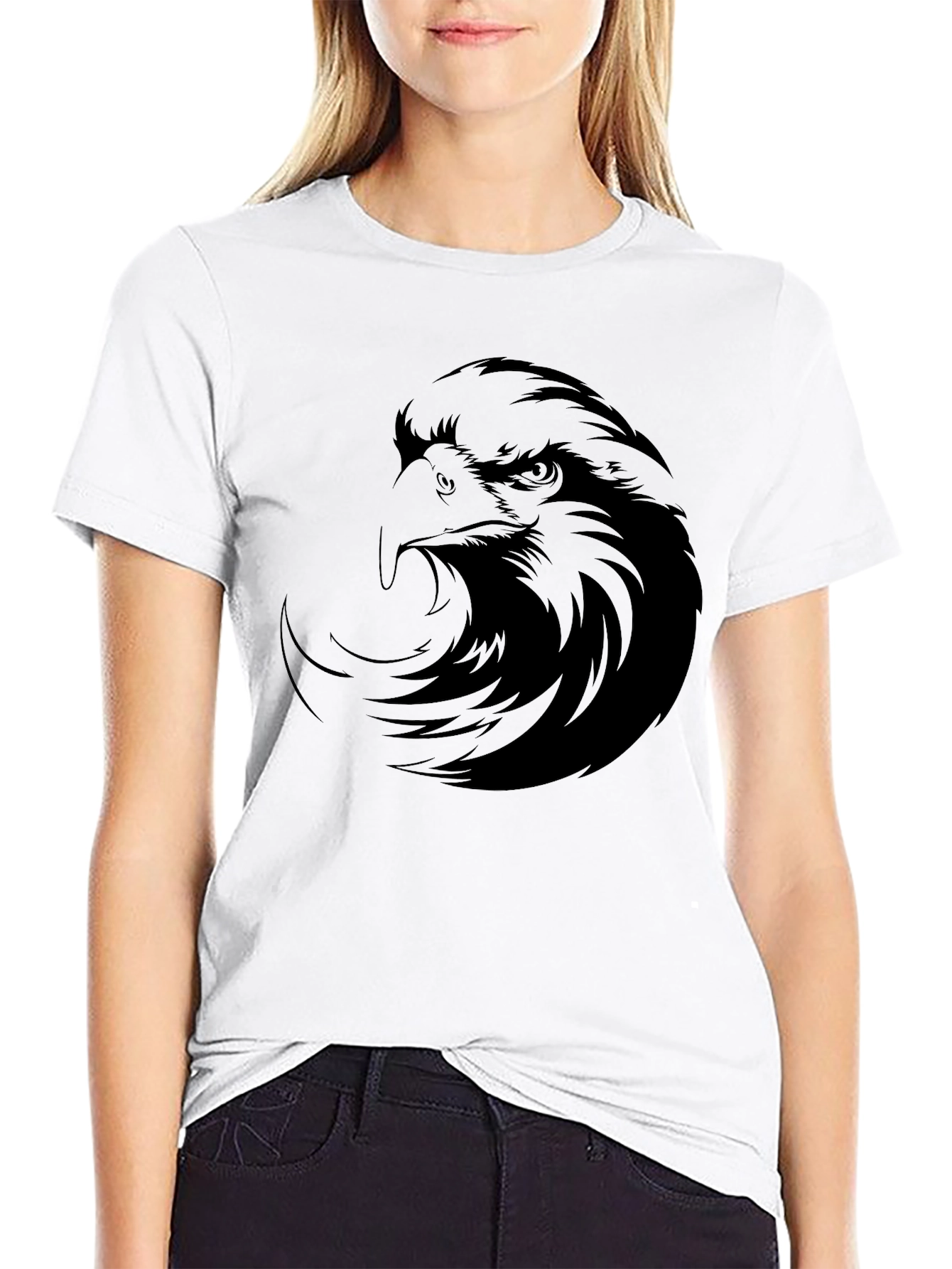 Black Eagle Graphic Tee - Mens Short Sleeve