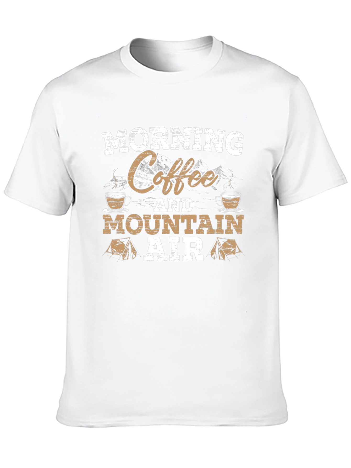 Morning Coffee and Mountain Air Graphic Tee