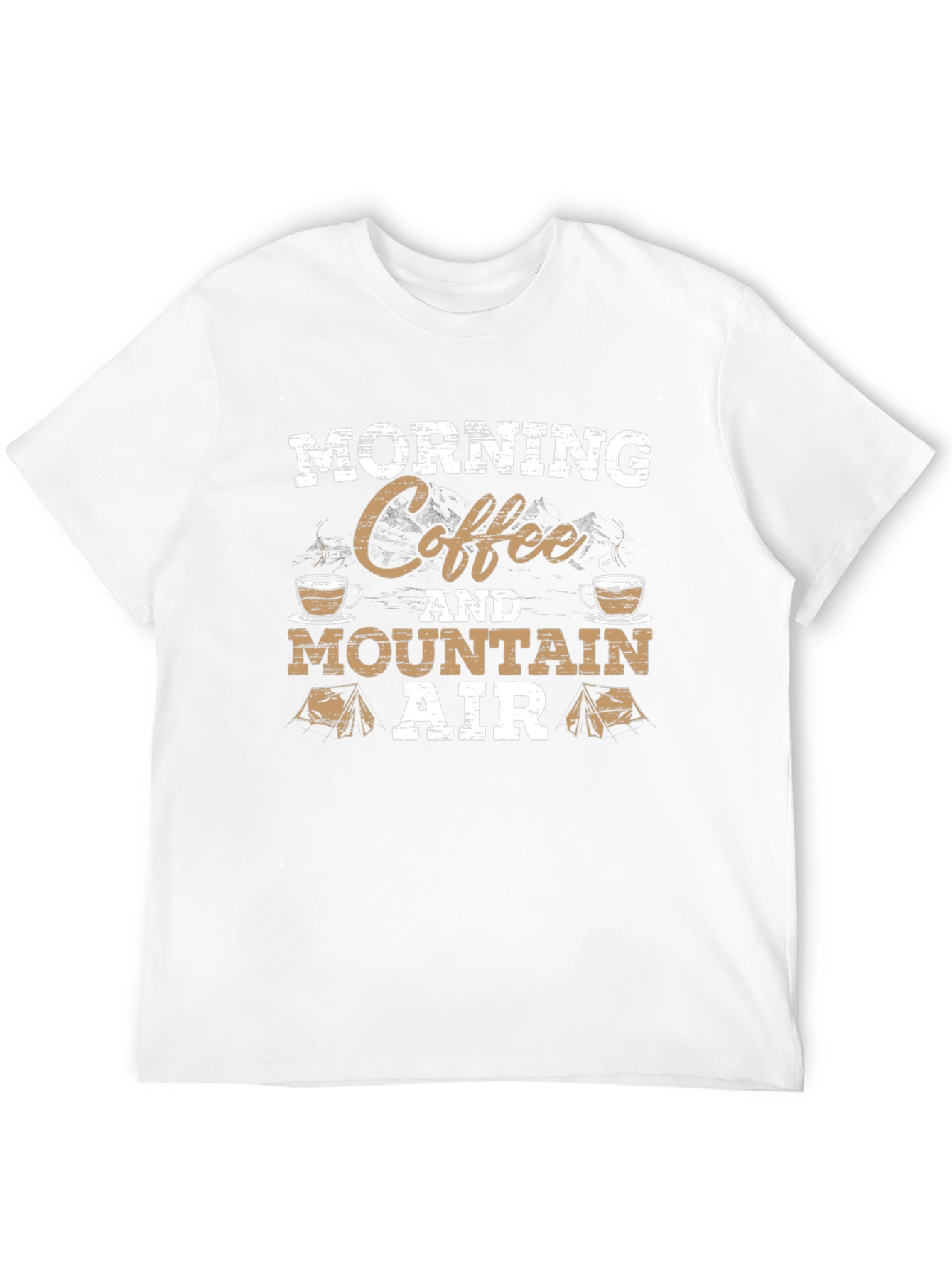 Morning Coffee and Mountain Air Graphic Tee