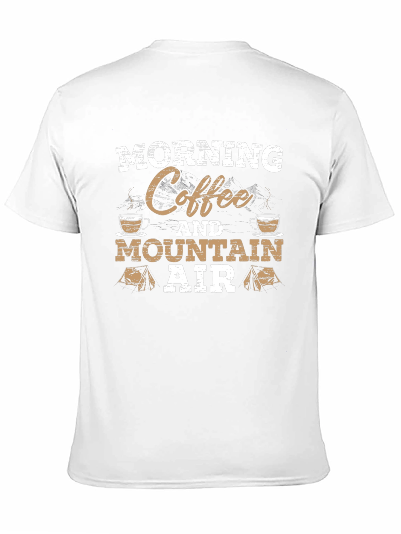 Morning Coffee and Mountain Air Graphic Tee