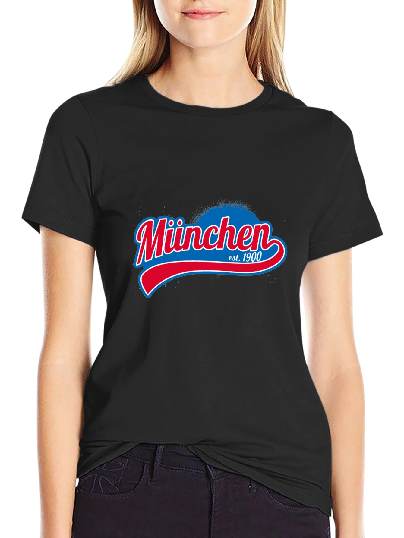 München Est. 1900 Graphic T-Shirt - Black