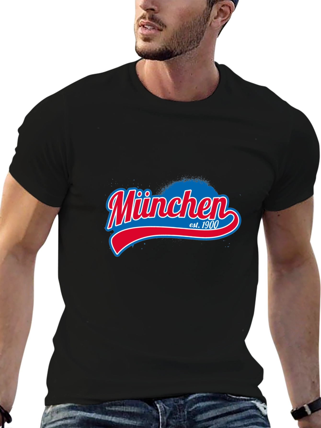 München Est. 1900 Graphic T-Shirt - Black