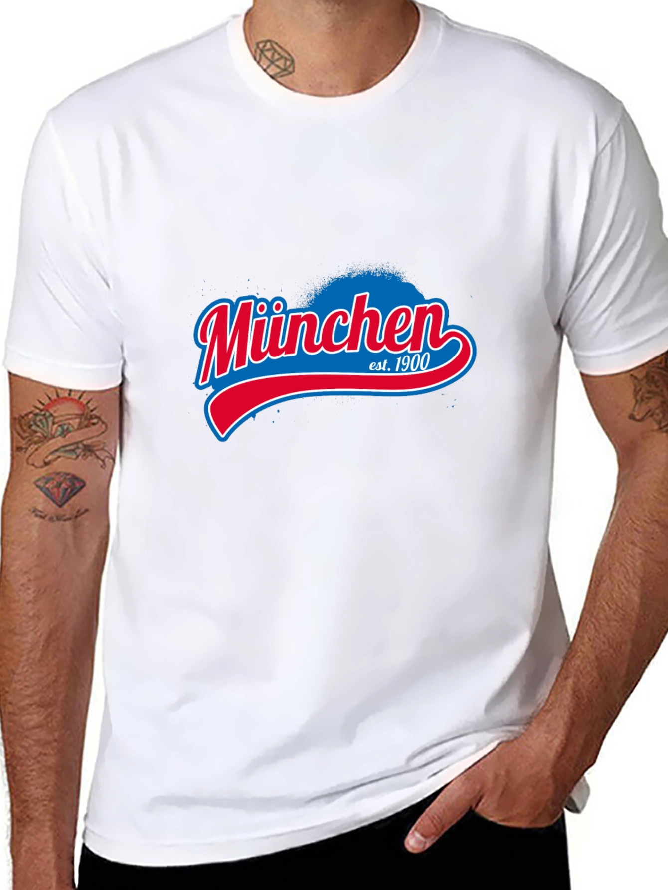 München Est. 1900 Graphic T-Shirt - Black