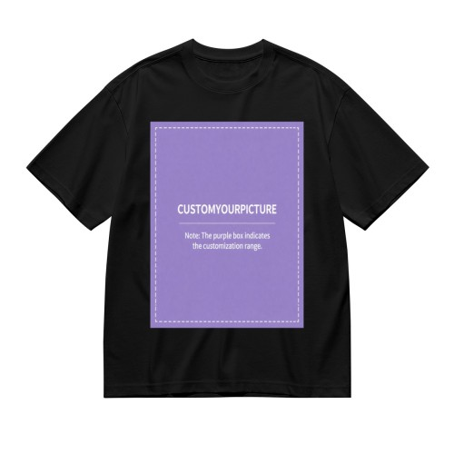 Custom Double‑Sided Printed Short Sleeve T‑Shirt | Personalized Front & Back Tee, Single Unit