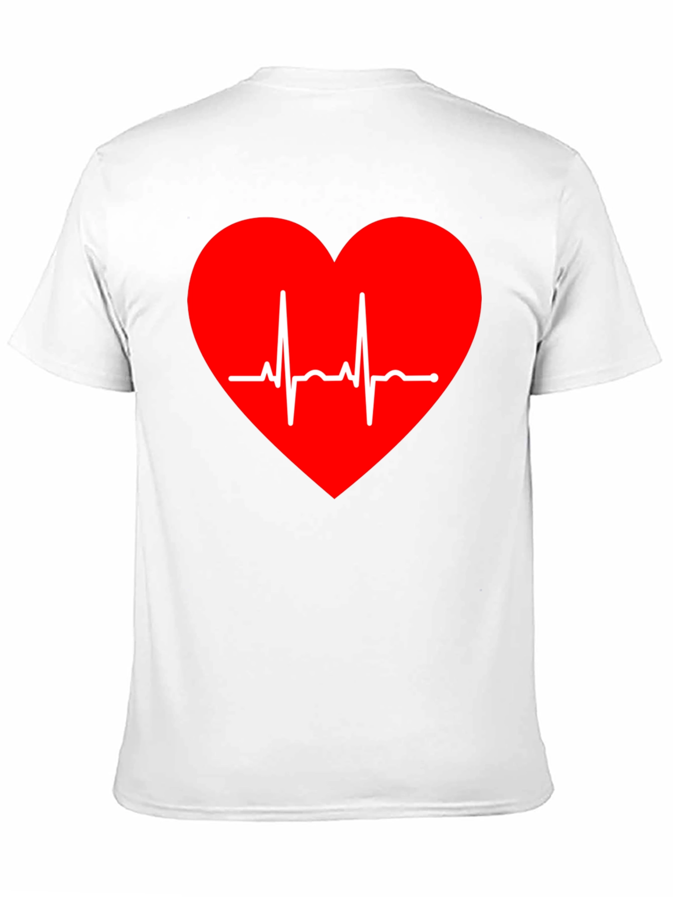 Heartbeat Heart Tee - Stylish Graphic T-Shirt