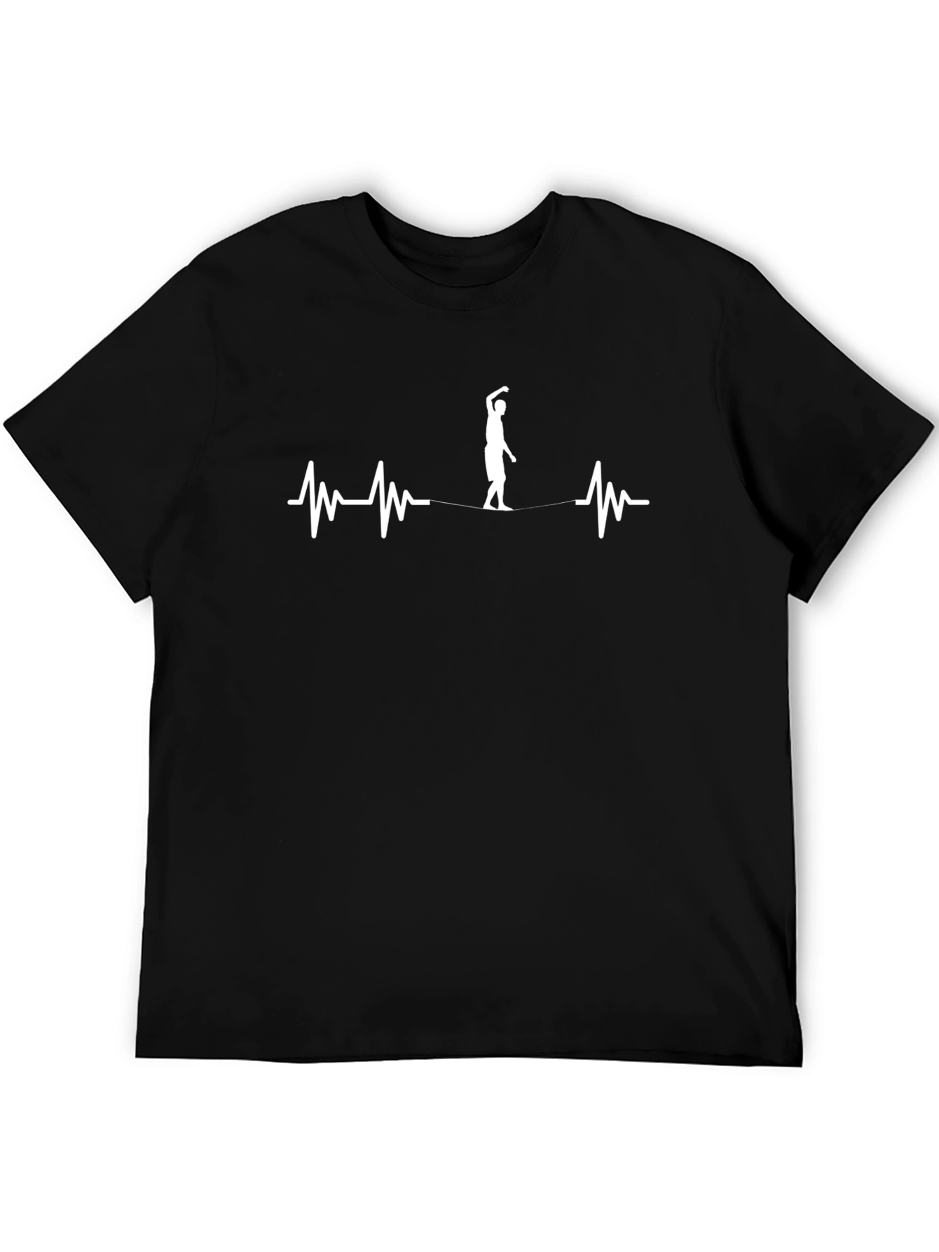 Slackline Heartbeat T-Shirt - Balance & Adventure