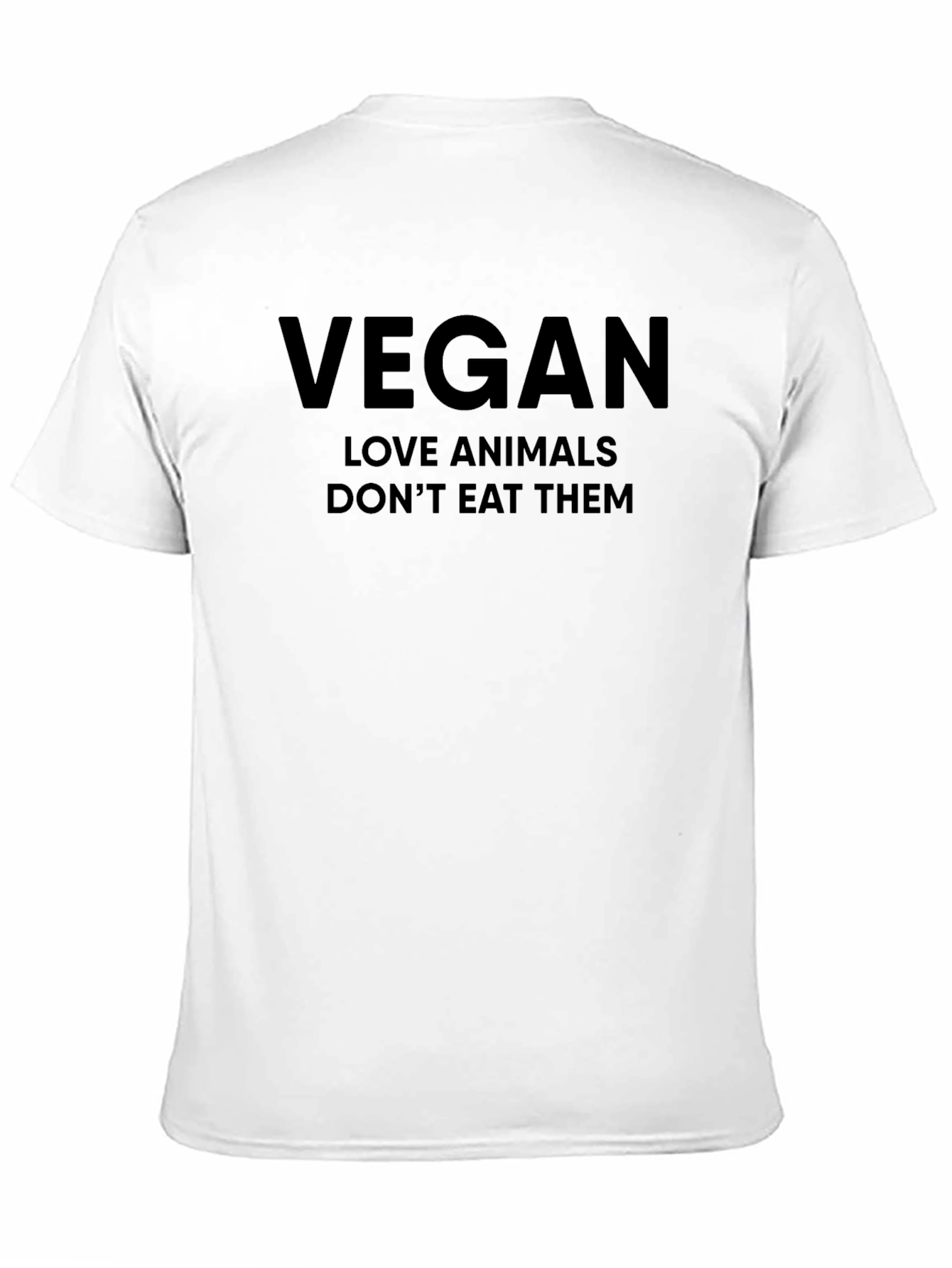 Vegan Love Animals Graphic T-Shirt