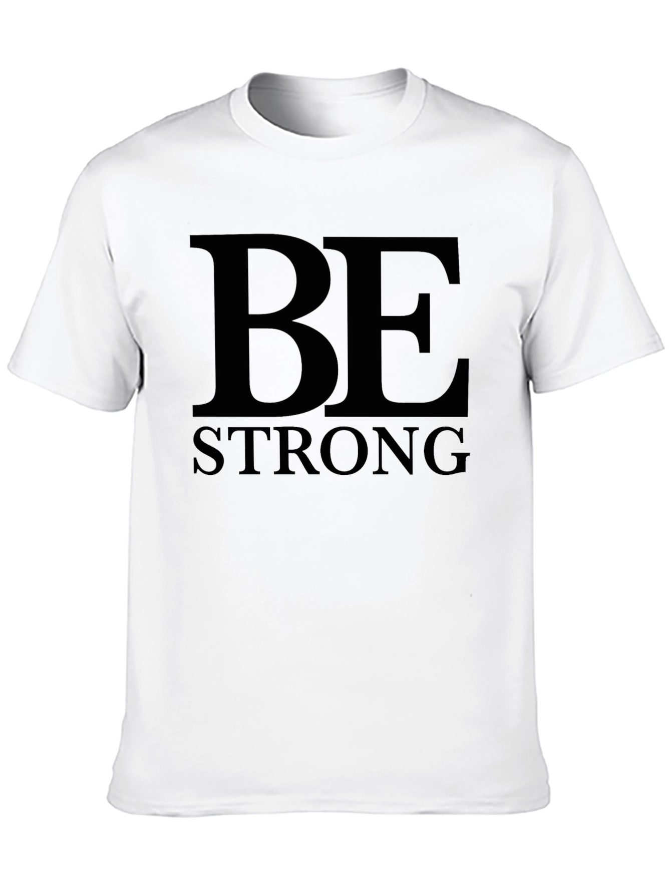 Be Strong Graphic Tee - Mens Black T-Shirt