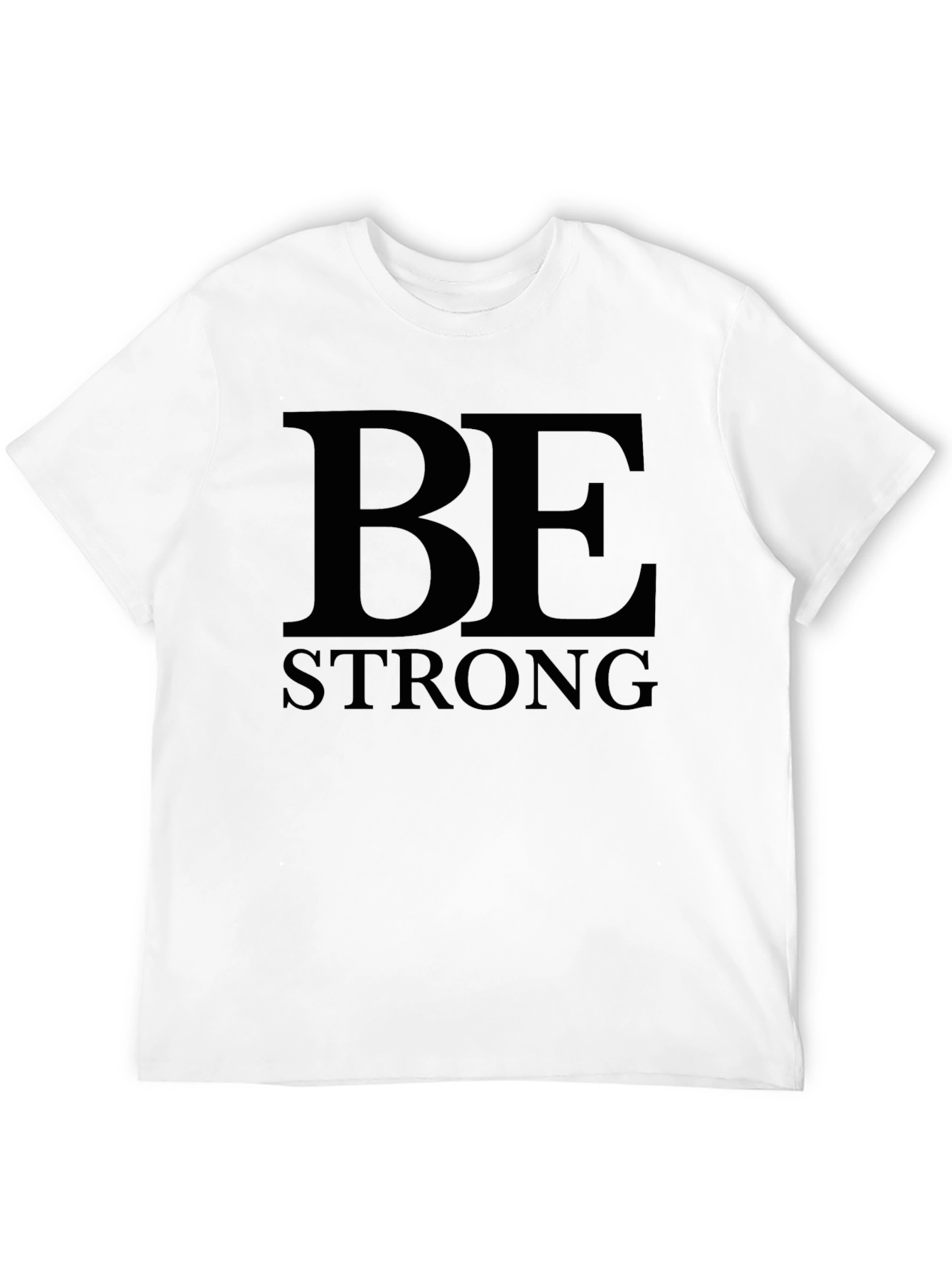 Be Strong Graphic Tee - Mens Black T-Shirt